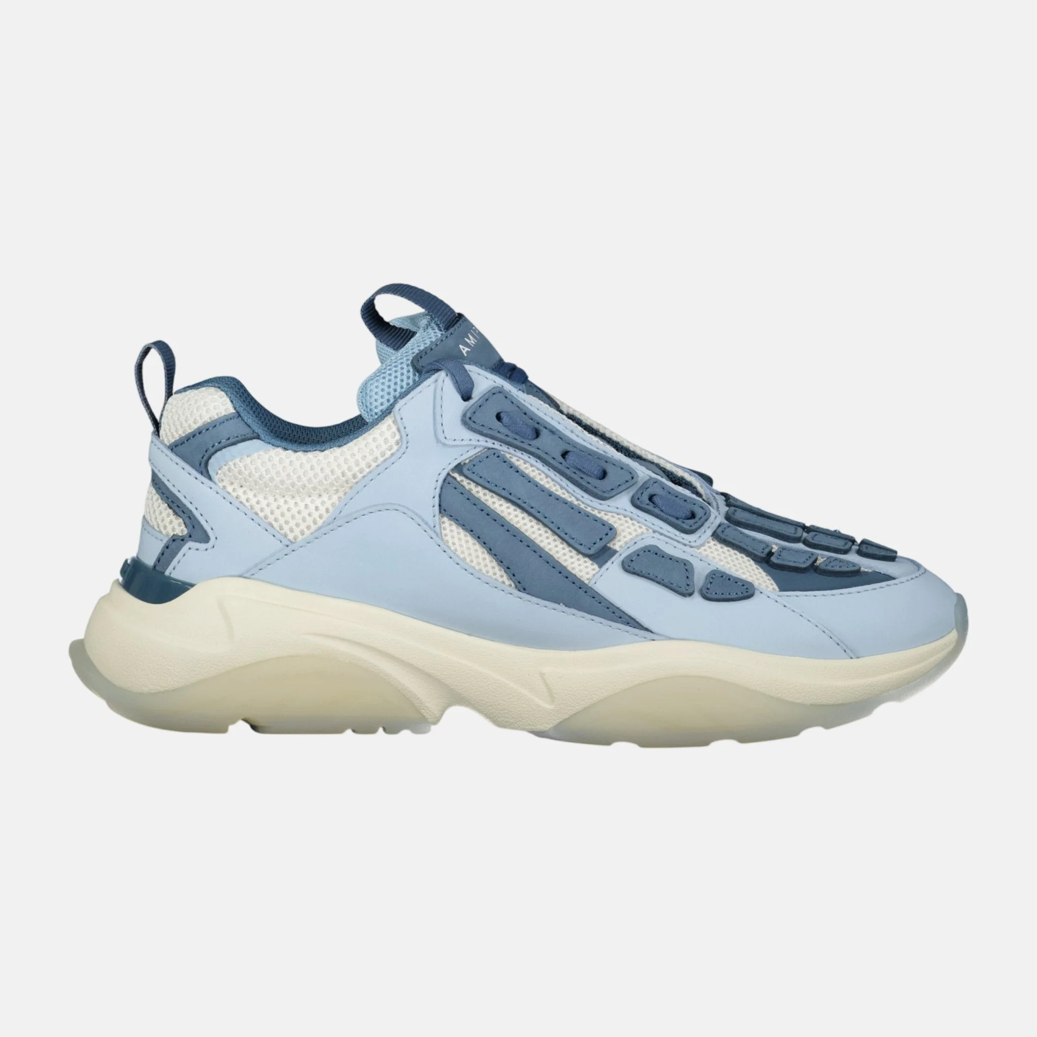 Amiri Bone-Runner Trainers Baby Blue White