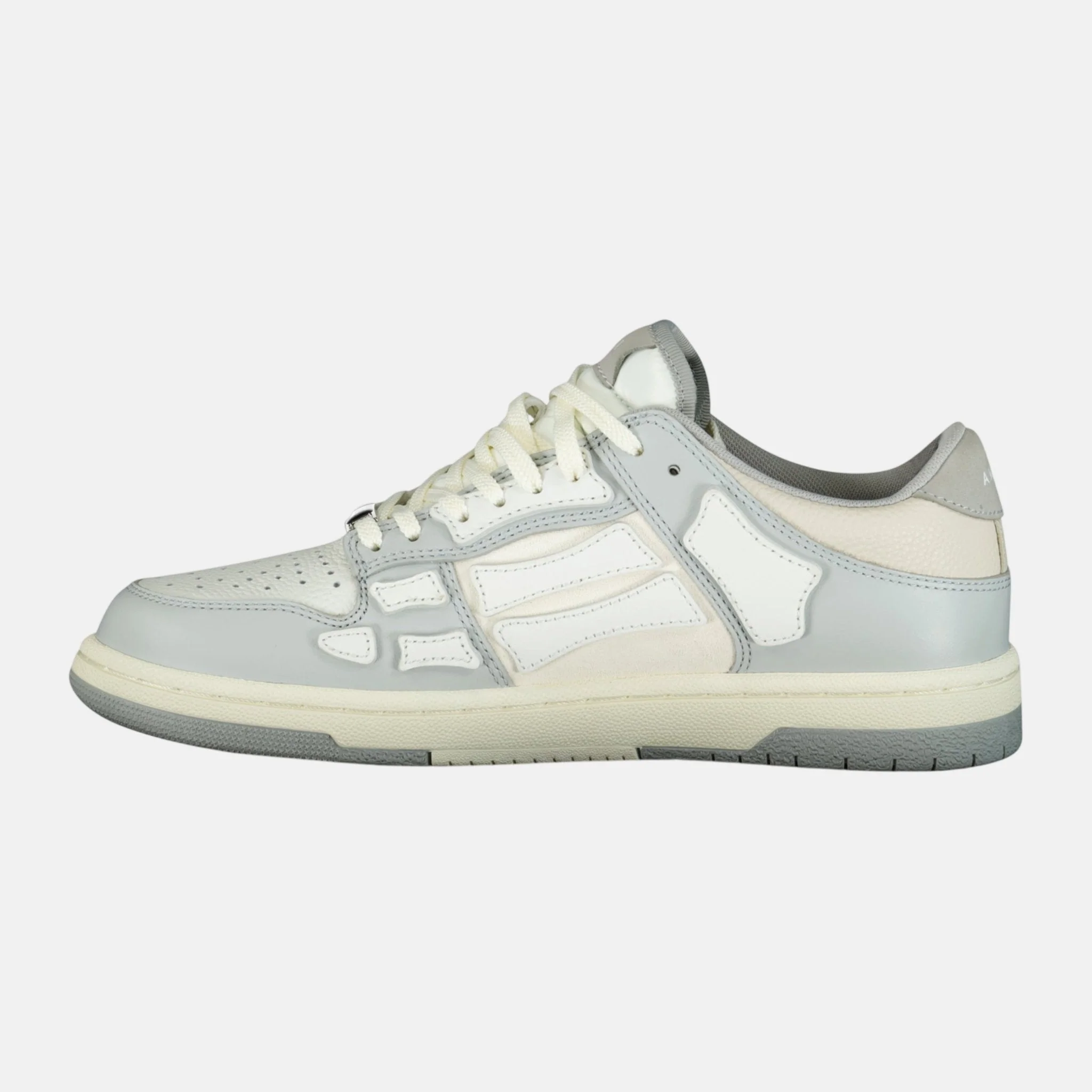 Amiri Skeleton Low Top Trainers Grey - Image 3