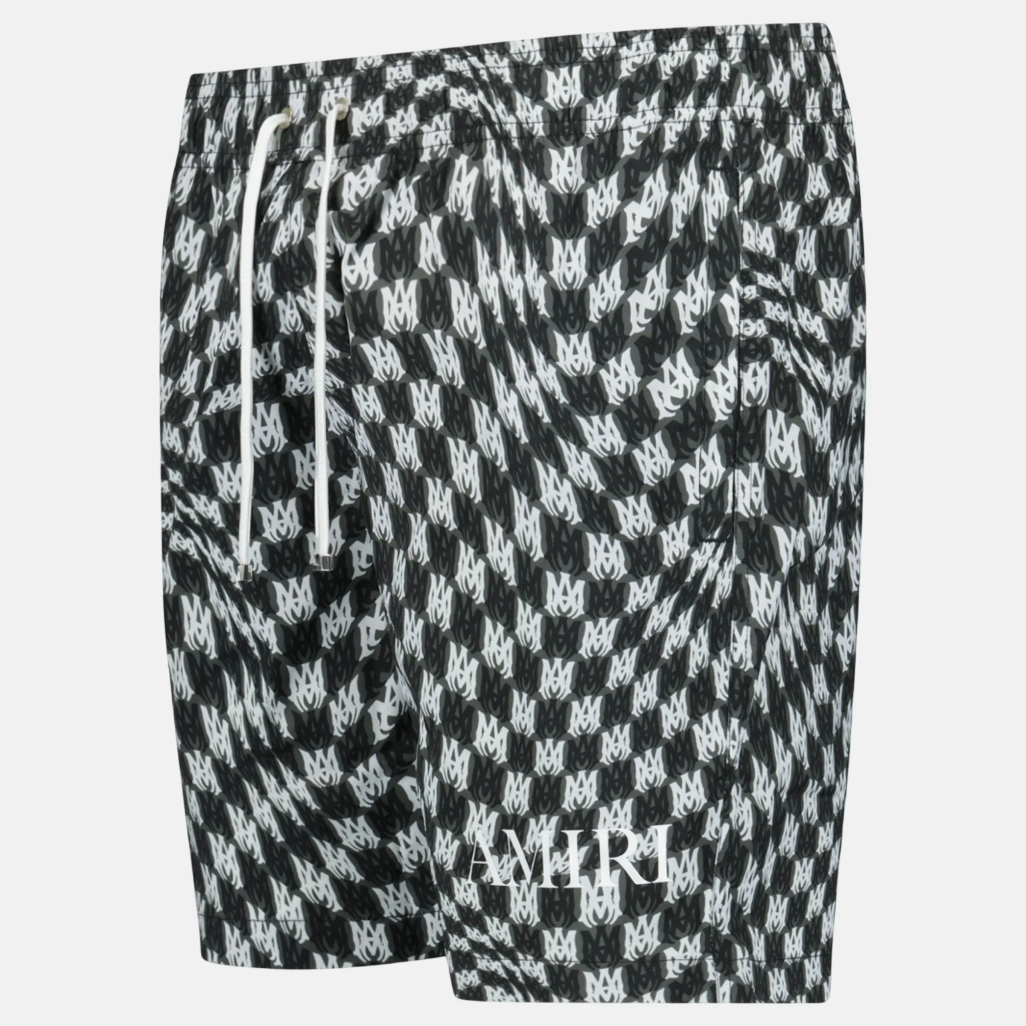 Amiri Wavy MA Swim Trunk Black - Image 3