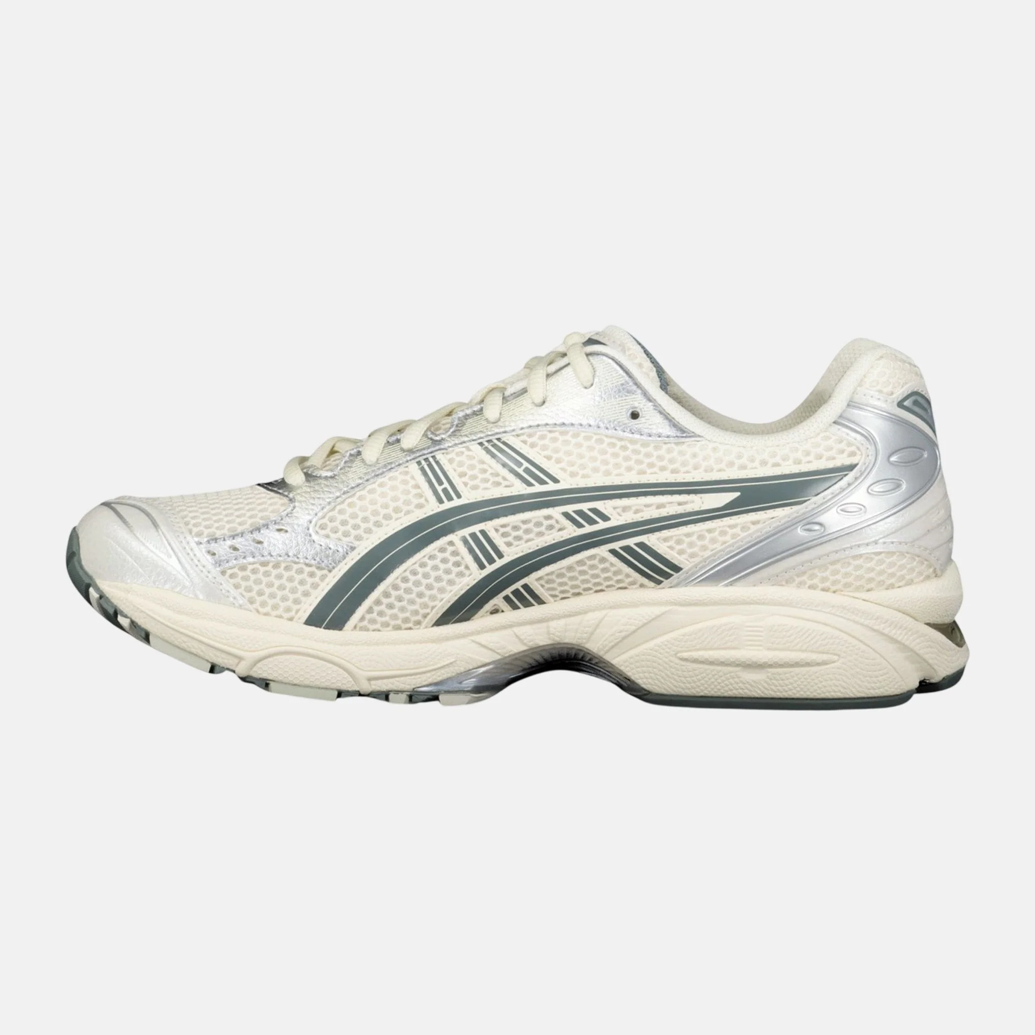 Asics Womens GEL KAYANO 14 Trainers Birch Silver Green - Image 2