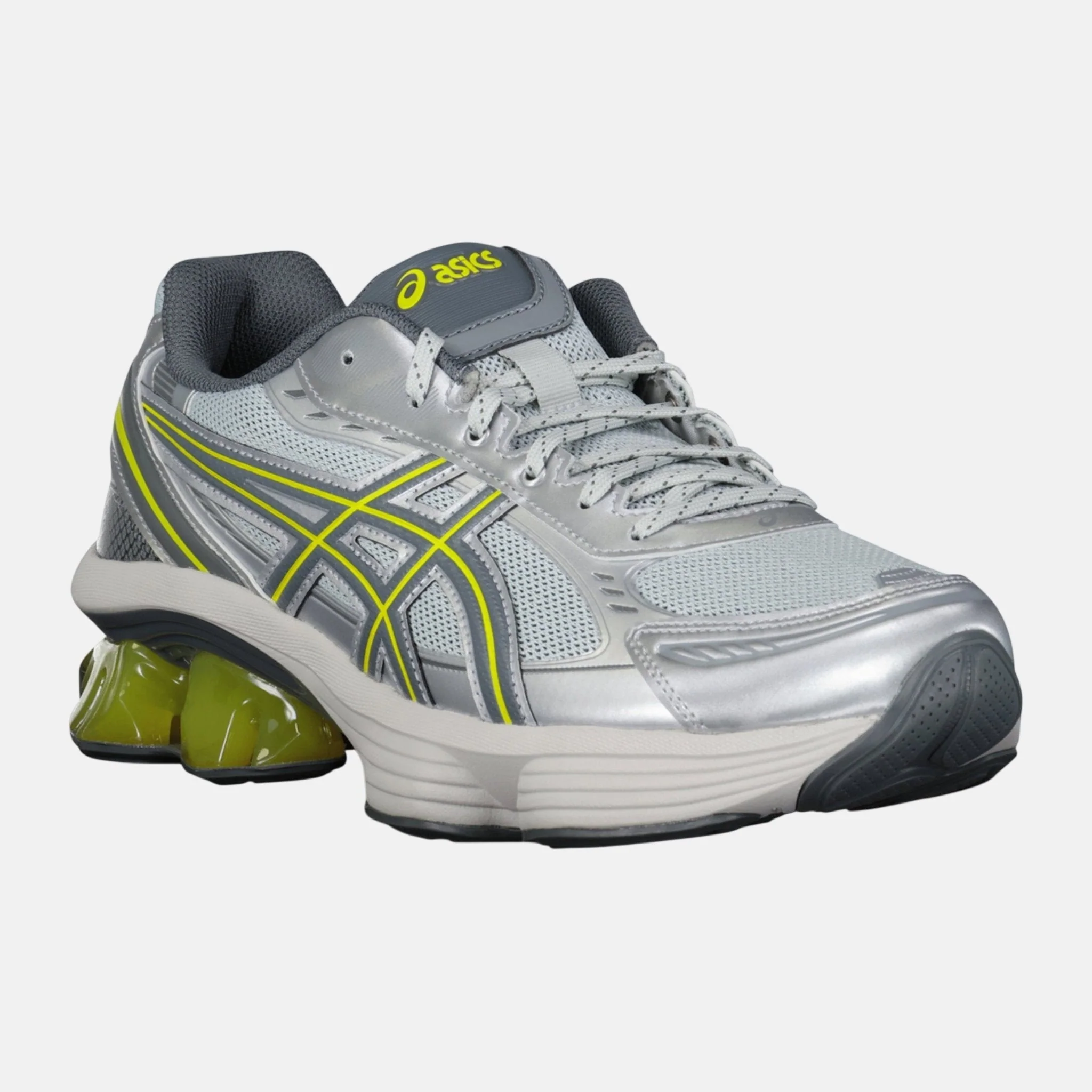Asics GEL-KINETIC FLUENT Trainers Glacier Grey Steel Grey - Image 2