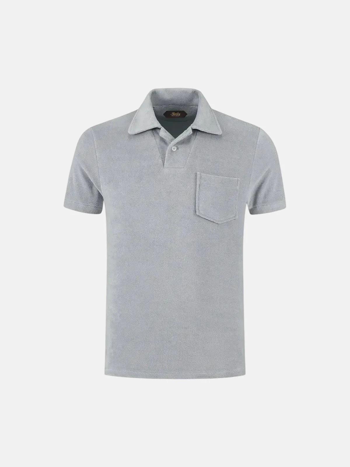 AURELIEN TERRY POLO SHIRT 2 GREY