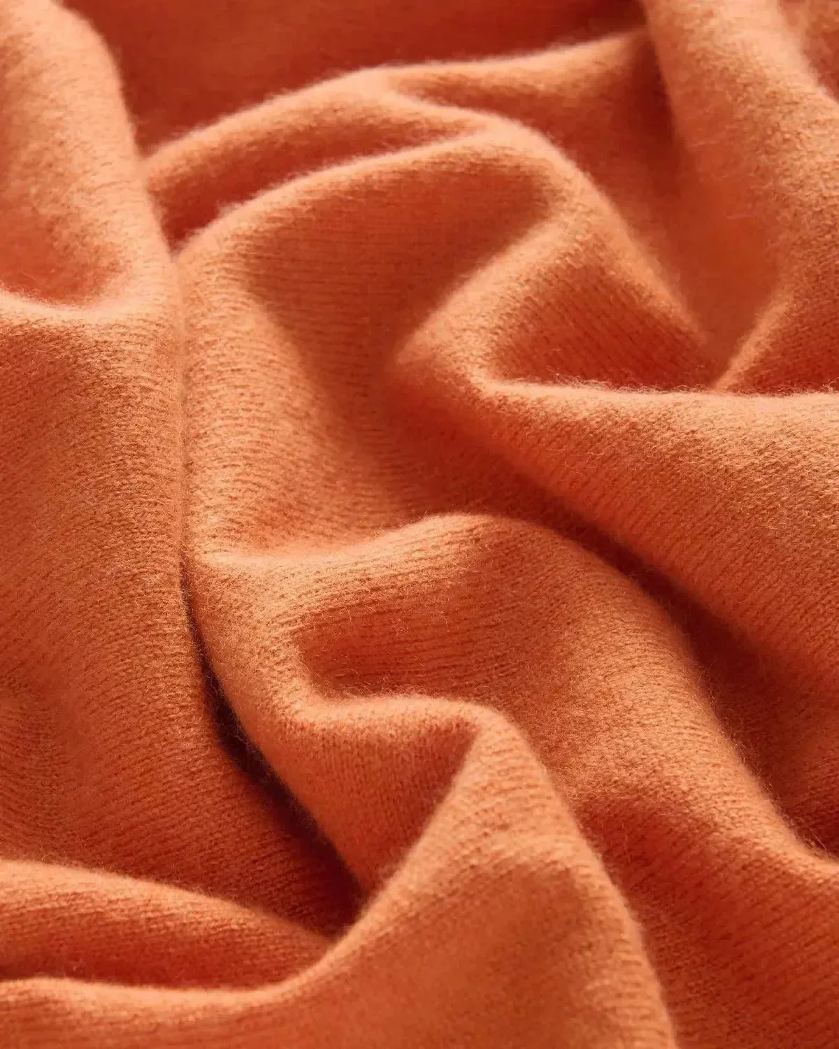 Bernard Weatherill Cashmere Mix 1/4 Zip Knit Burnt Orange - Image 5