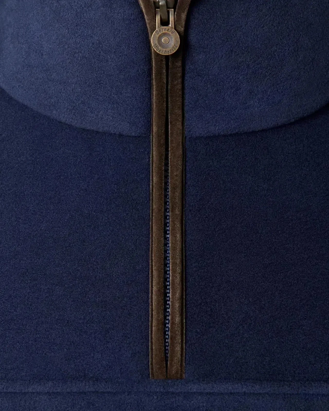 Bernard Weatherill 1/4 Zip Fleece Blue - Image 3