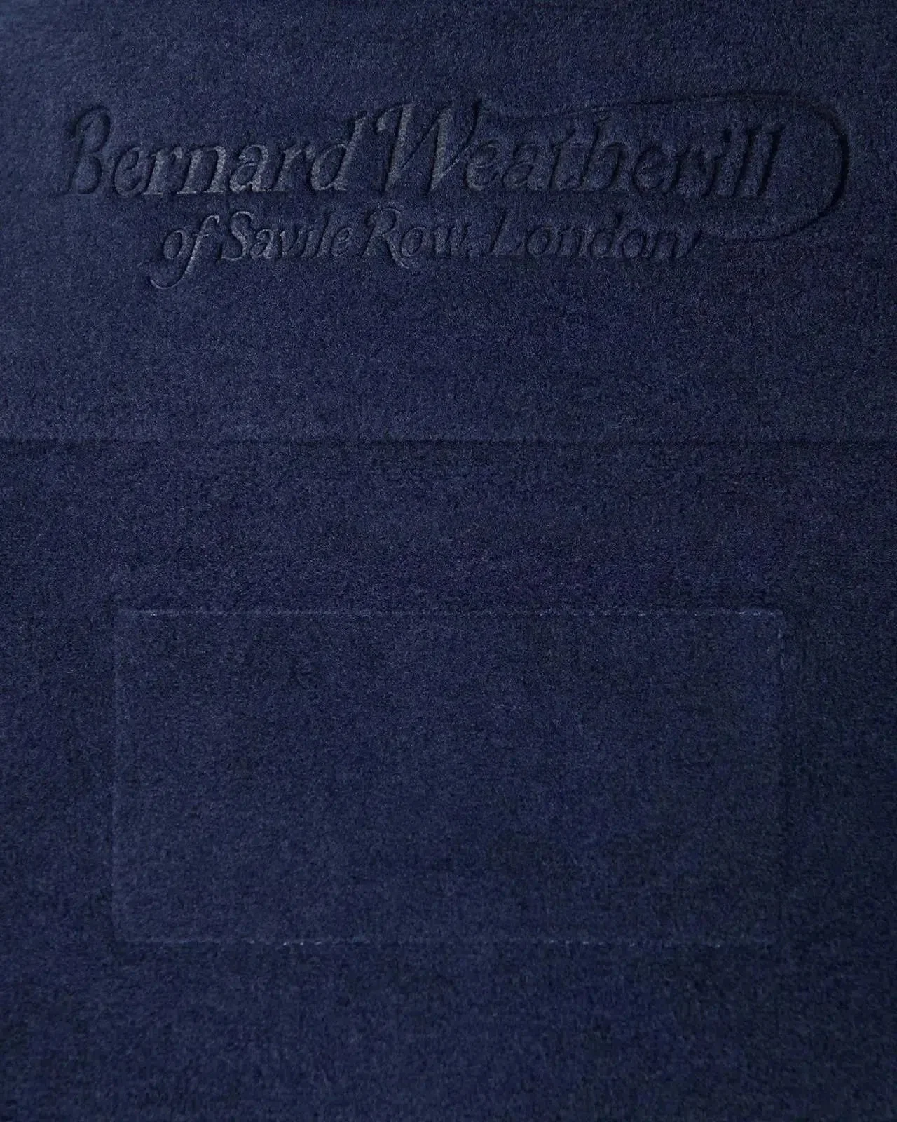 Bernard Weatherill 1/4 Zip Fleece Blue - Image 4