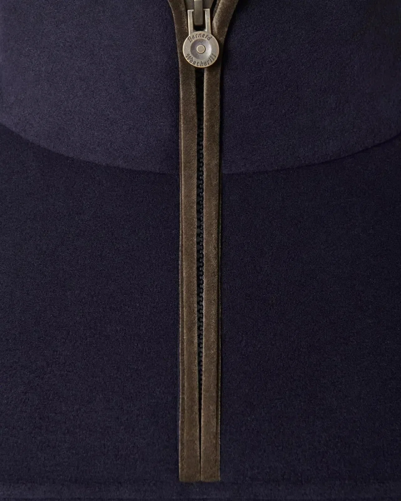 Bernard Weatherill 1/4 Zip Fleece Dark Navy - Image 3