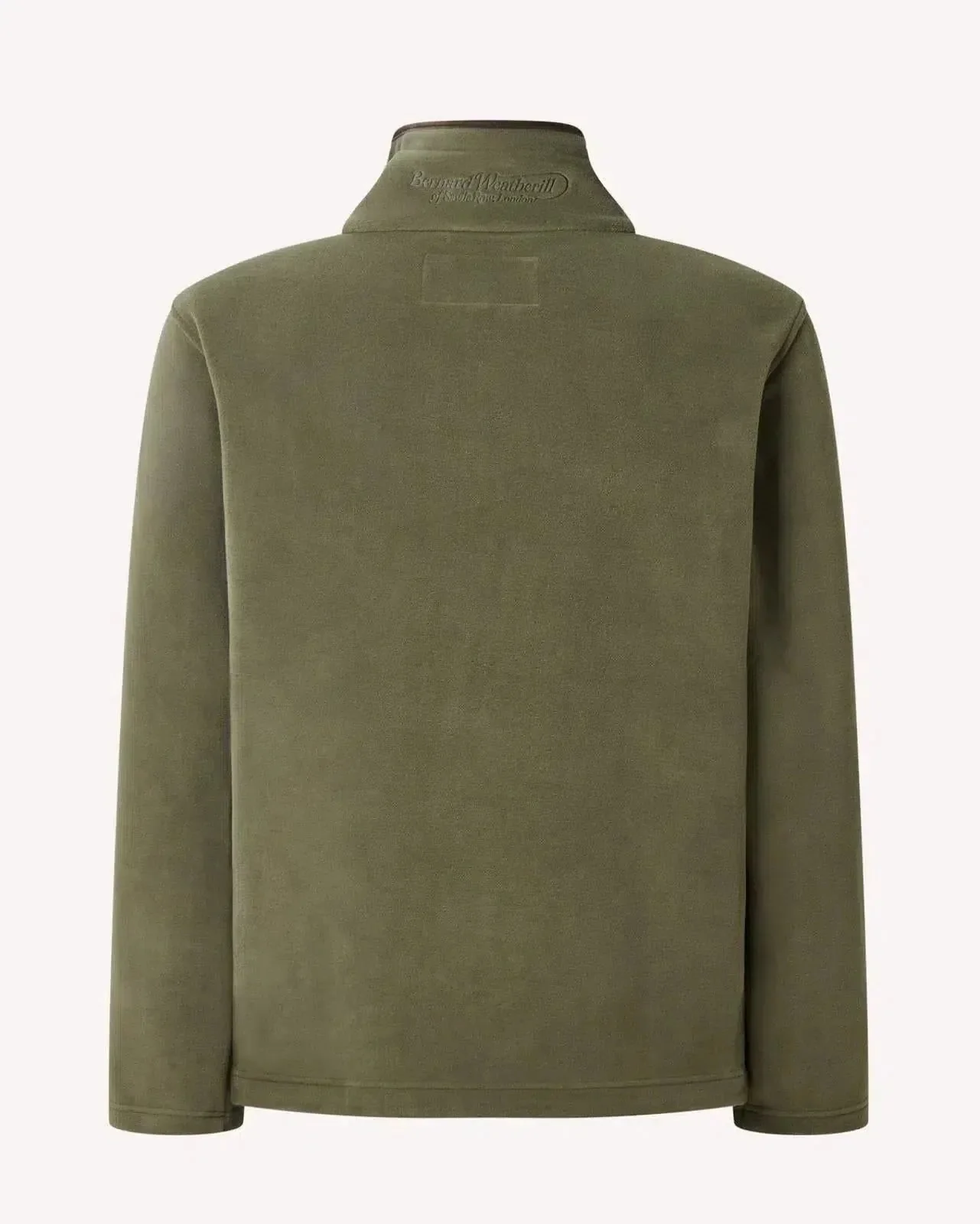 Bernard Weatherill 1/4 Zip Fleece Forest Green - Image 2