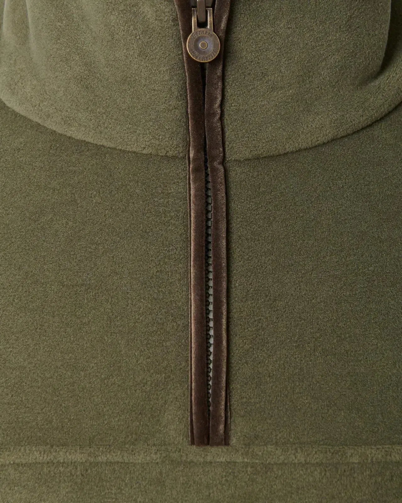 Bernard Weatherill 1/4 Zip Fleece Forest Green - Image 3