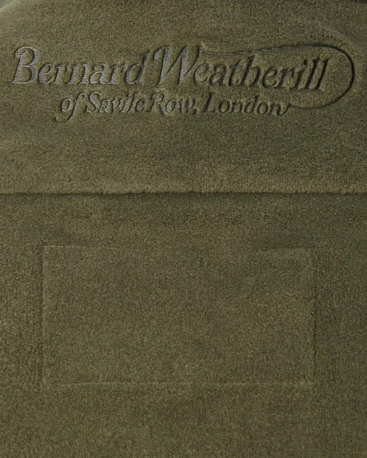 Bernard Weatherill 1/4 Zip Fleece Forest Green - Image 4