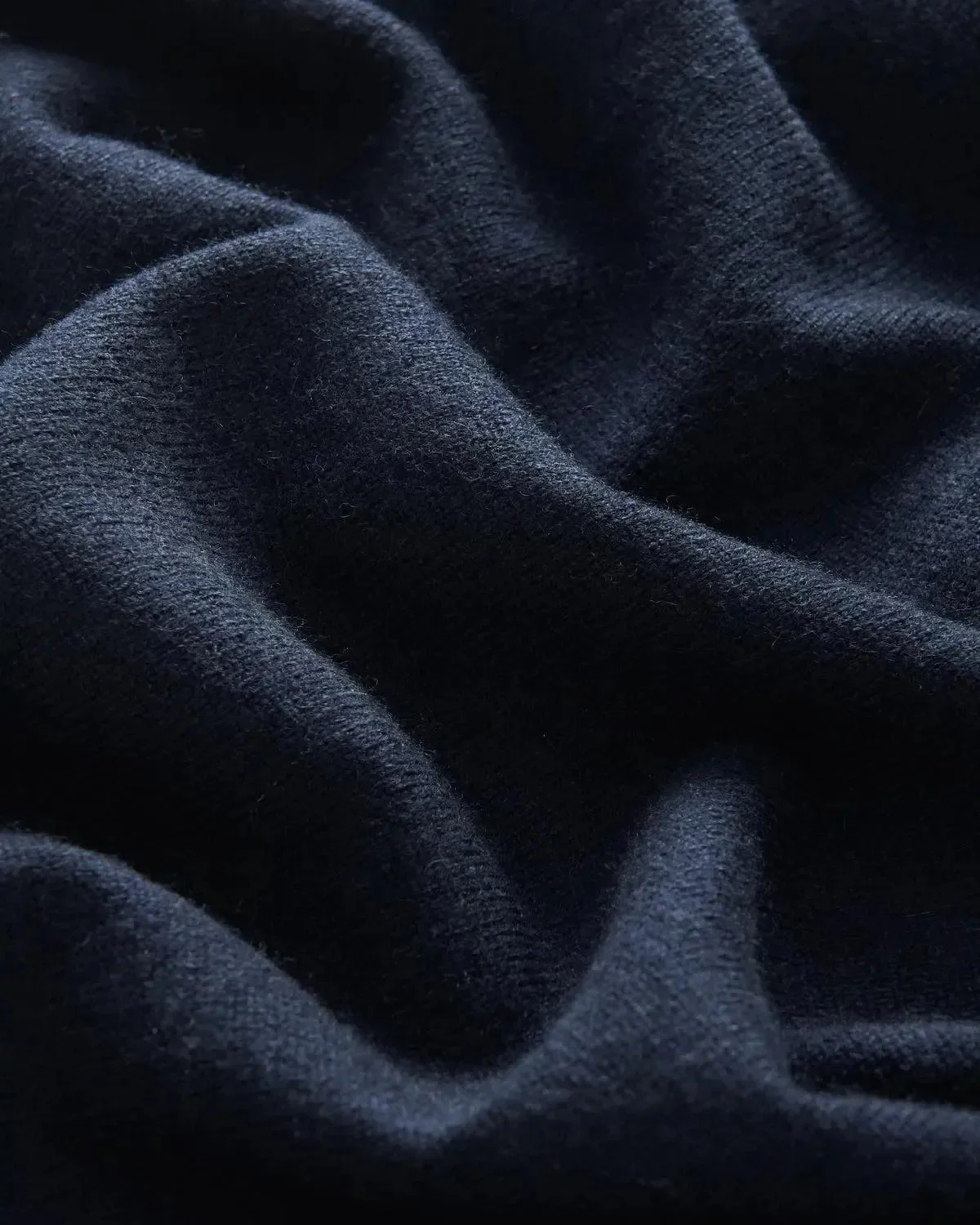 Bernard Weatherill Cashmere Mix Crew Neck Knit Navy - Image 5