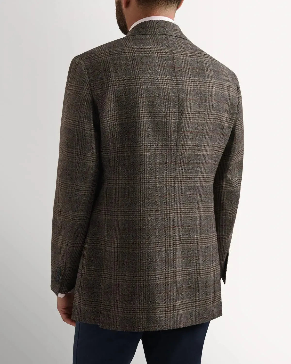 Bernard Weatherill Classic Country Check Jacket Brown - Image 4
