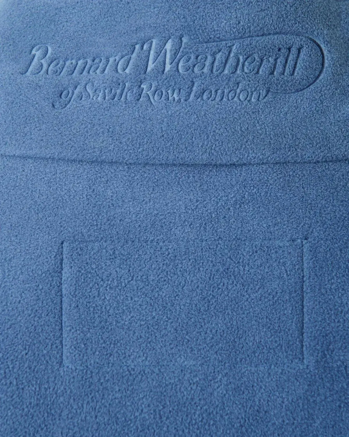 Bernard Weatherill Fleece Gilet Air Force Blue - Image 3
