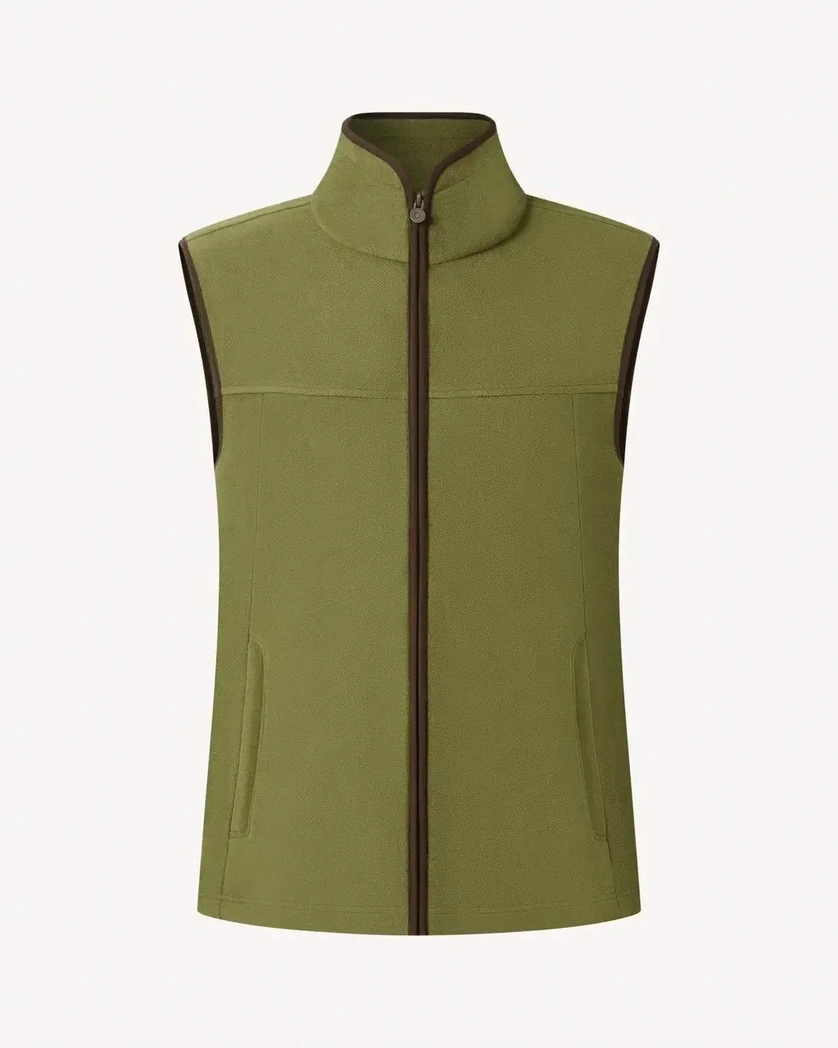 Bernard Weatherill Fleece Gilet Green