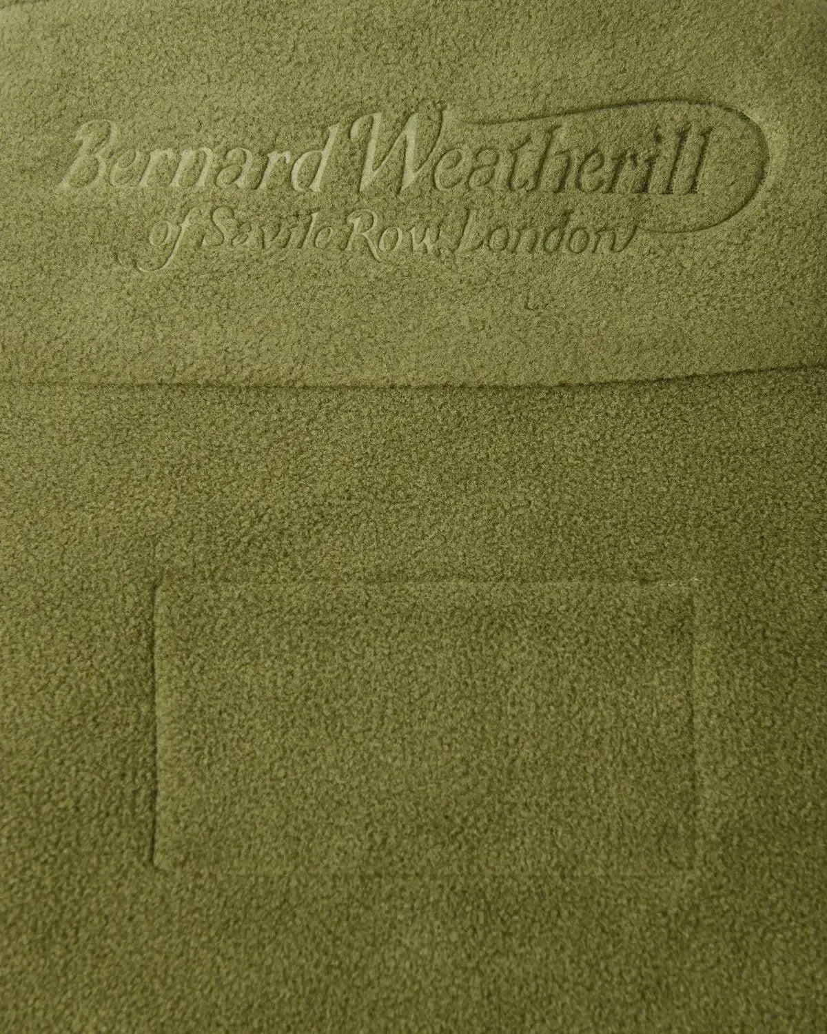 Bernard Weatherill Fleece Gilet Green - Image 3