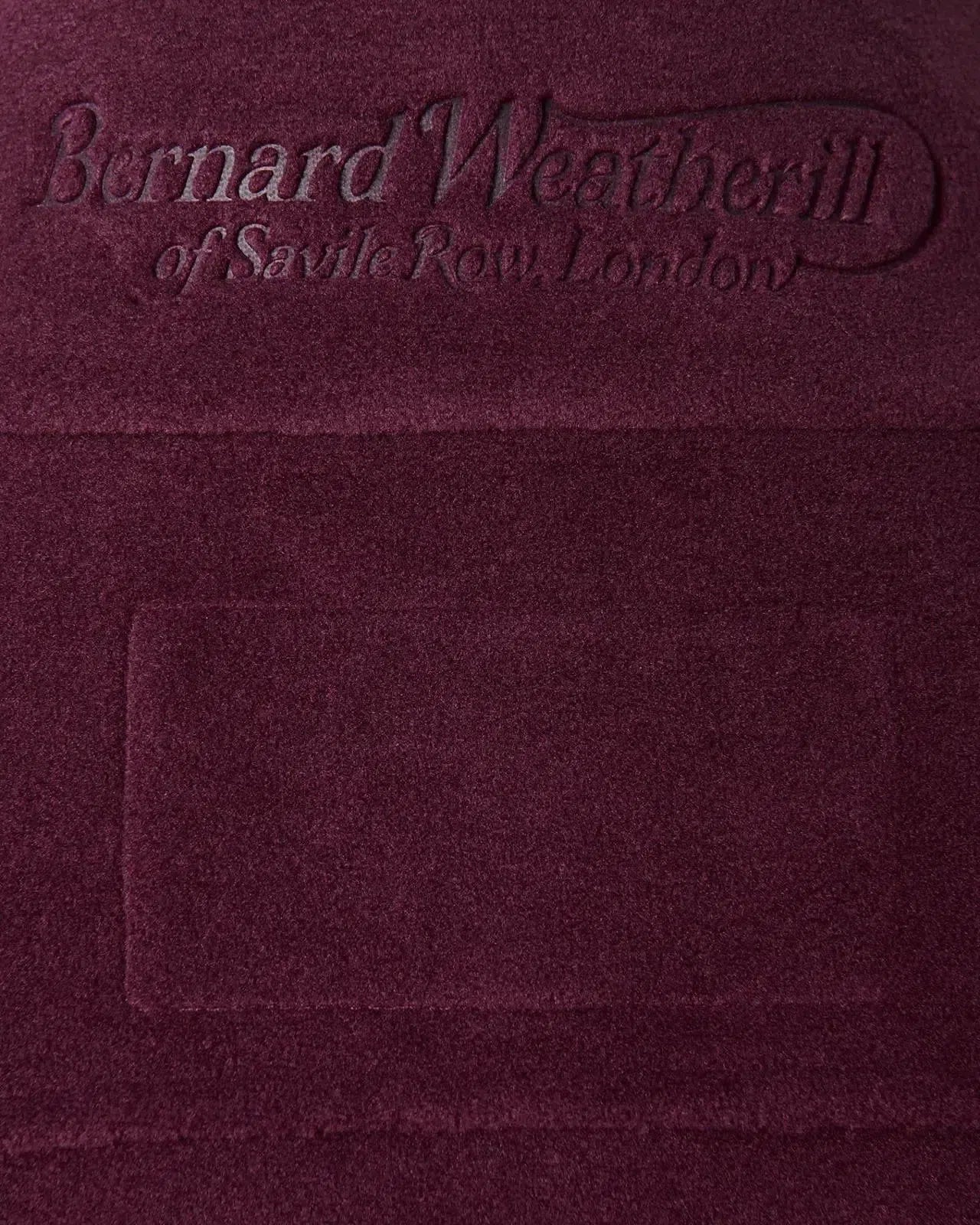 Bernard Weatherill Womens 1/4 Zip Fleece Aubergine - Image 4