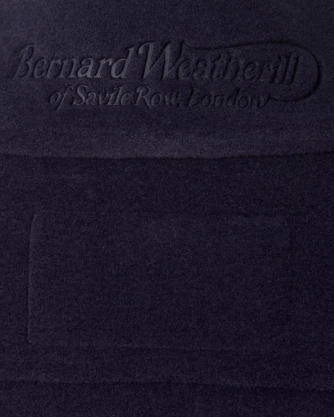 Bernard Weatherill Womens 1/4 Zip Fleece Dark Navy - Image 4