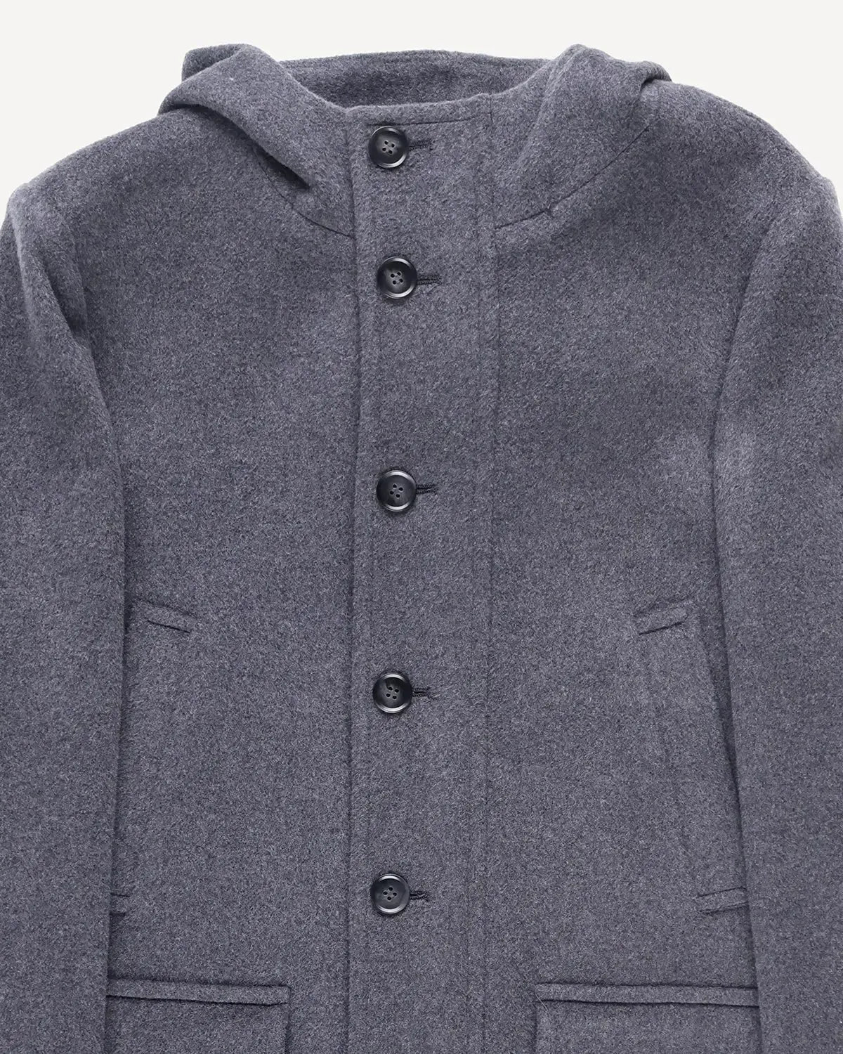 Bernard Weatherill Wool Cashmere Parker Grey - Image 3