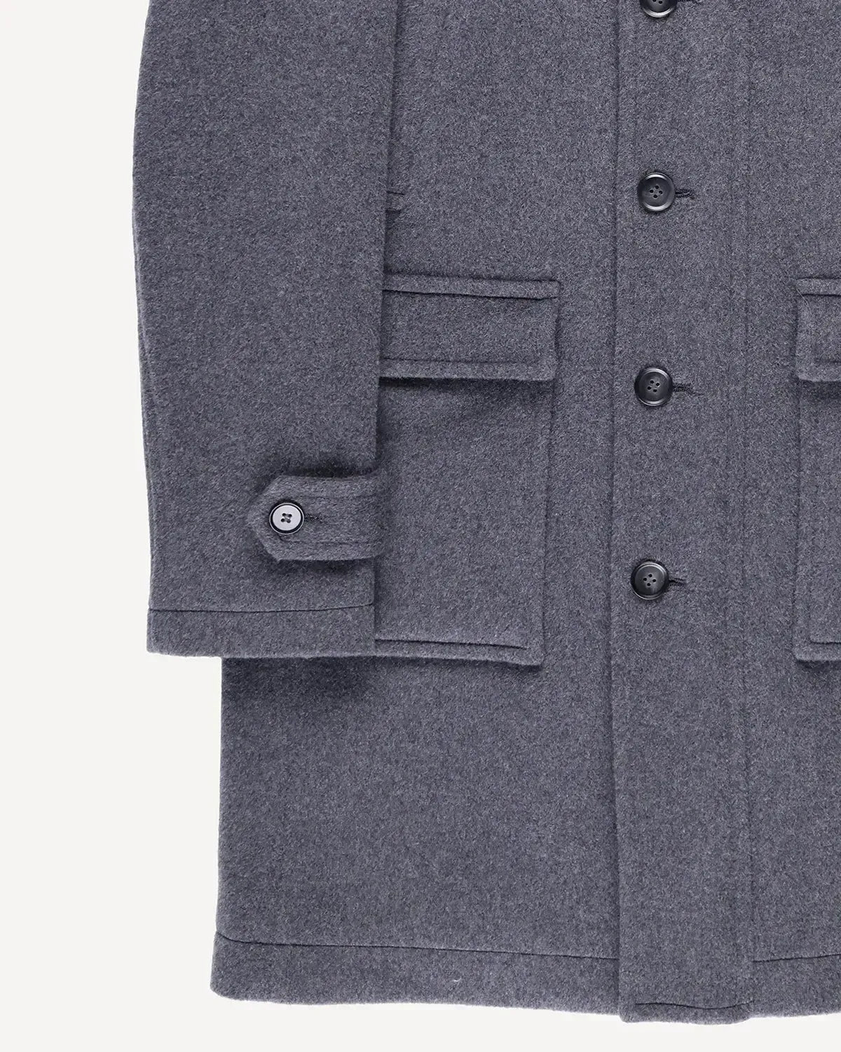 Bernard Weatherill Wool Cashmere Parker Grey - Image 4