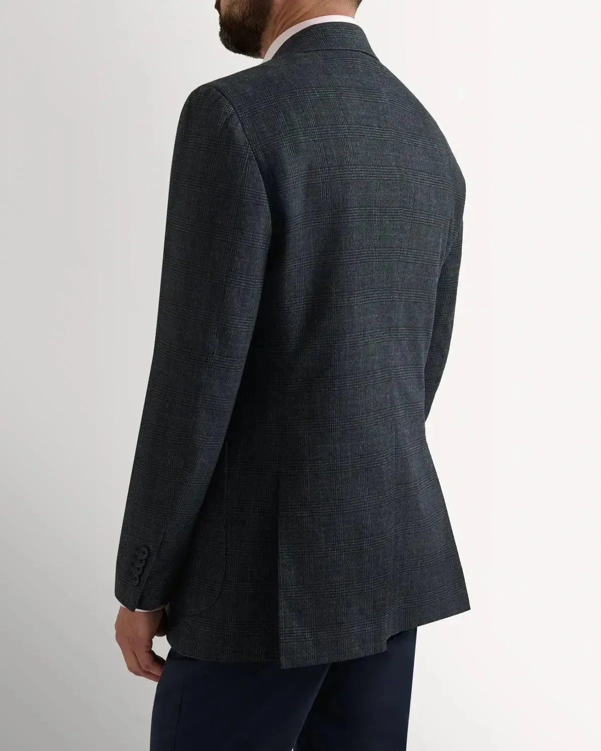 Bernard Weatherill Wool POW Check Jacket Grey - Image 4