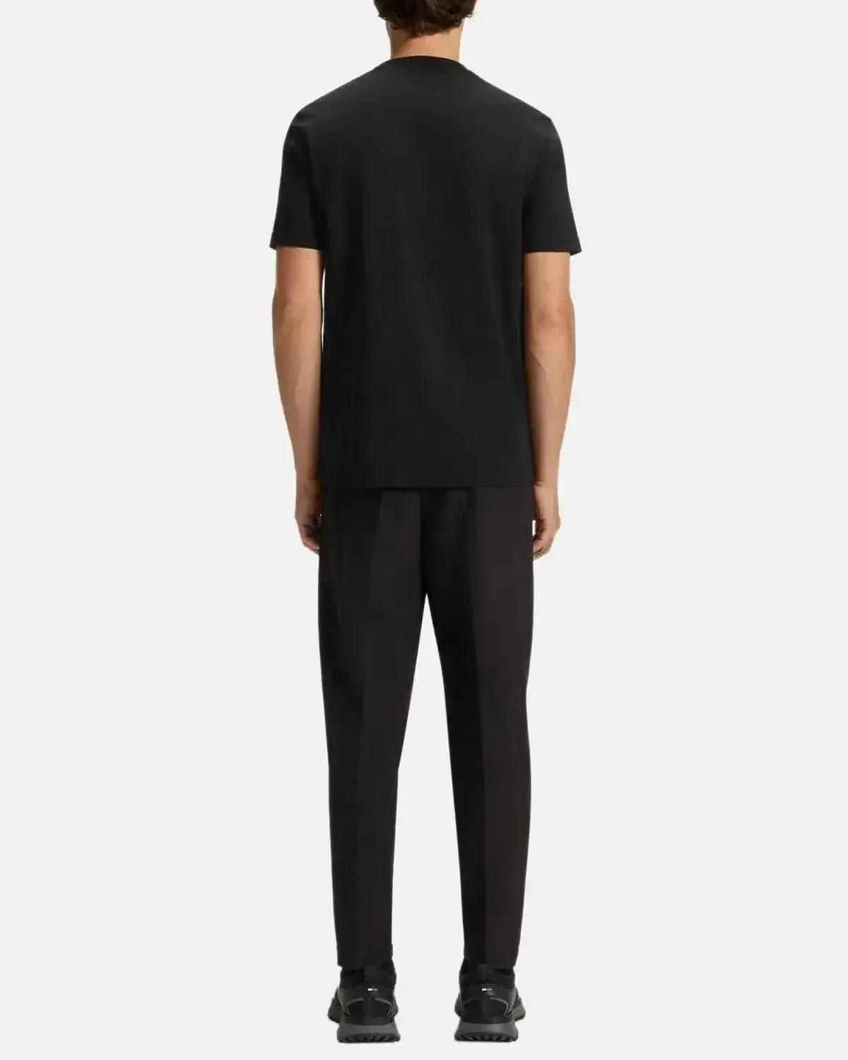 BOSS MENS ICONIC ZONE T-SHIRT BLACK - Image 3