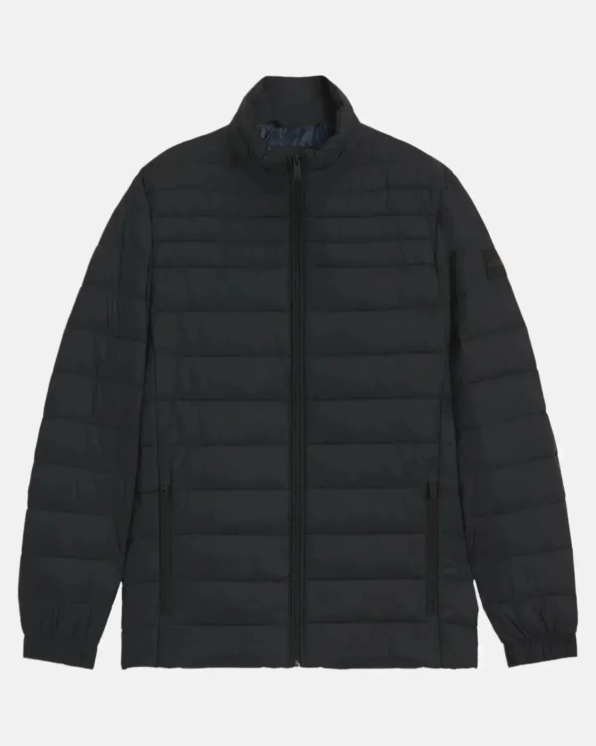 BOSS MENS ODEN2 SLIM FIT PACKABLE PUFFER JACKET BLACK - Image 6