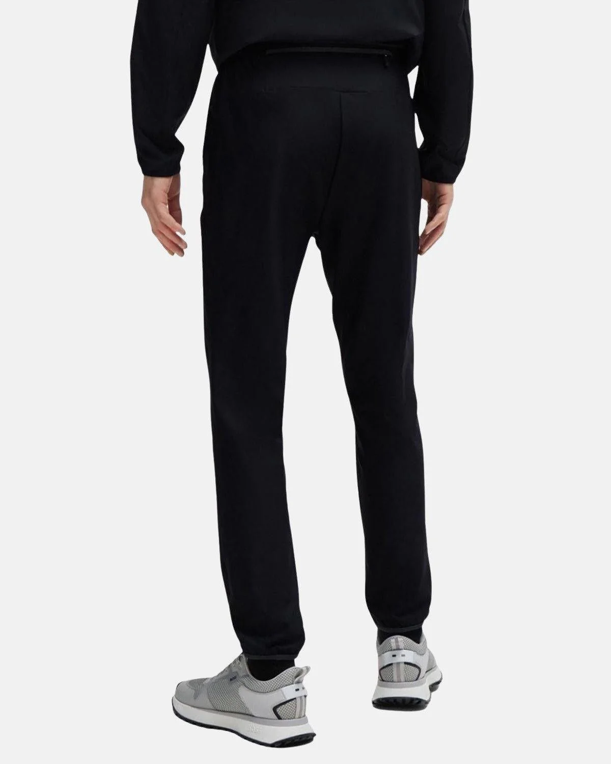 BOSS QUICK DRY TRACKSUIT BOTTOMS BLACK - Image 4