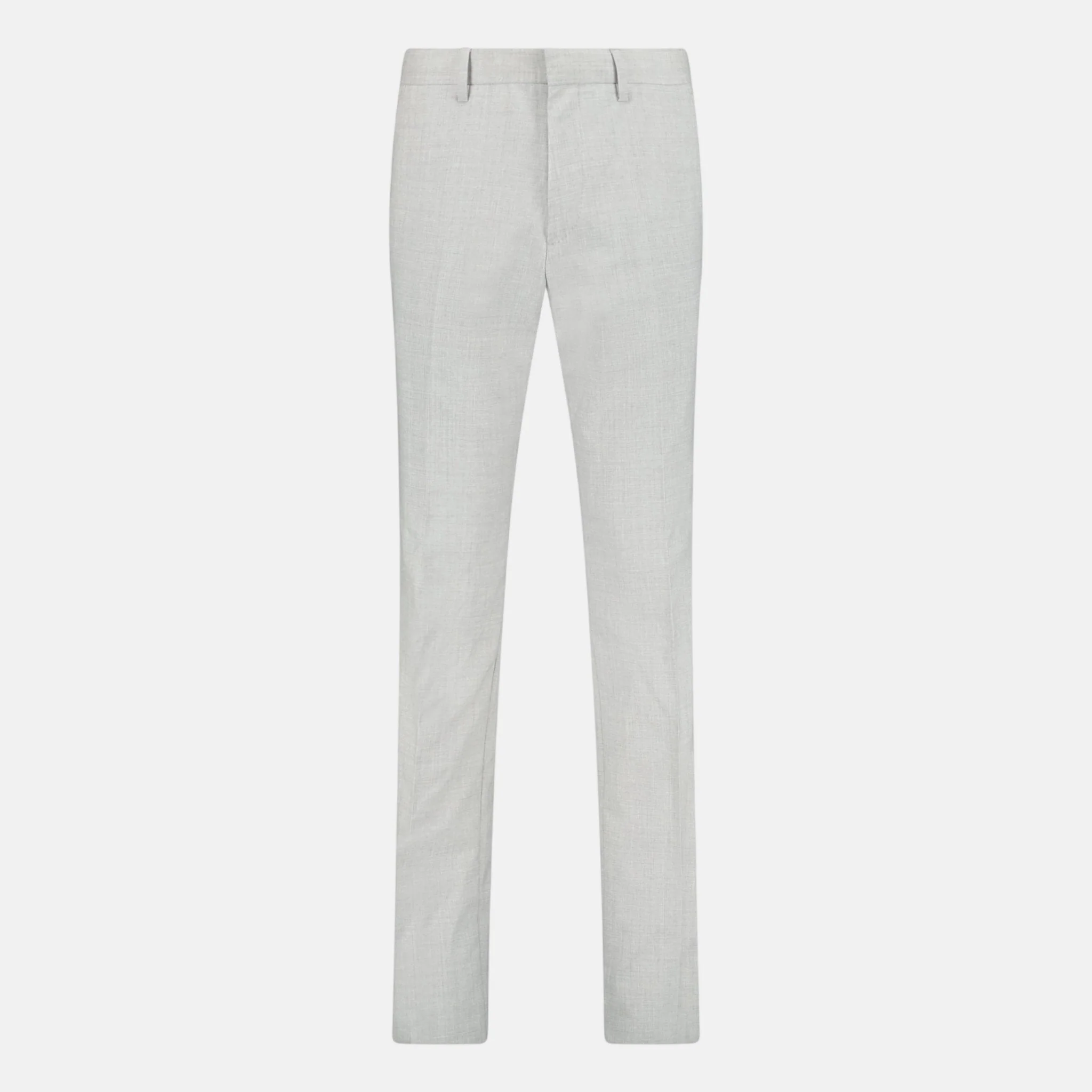 Burberry Classic Fit Taupe Trousers Light Grey