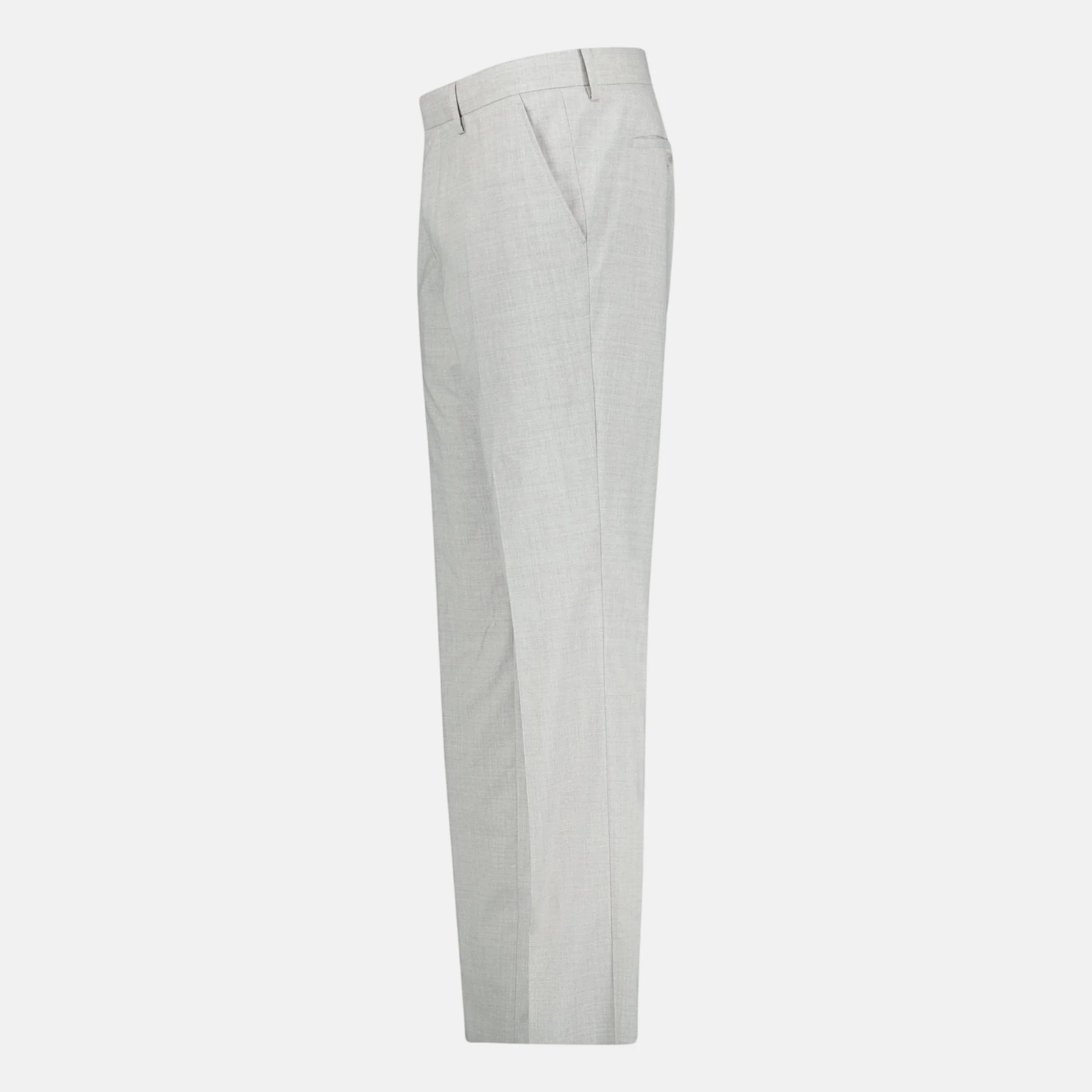 Burberry Classic Fit Taupe Trousers Light Grey - Image 3