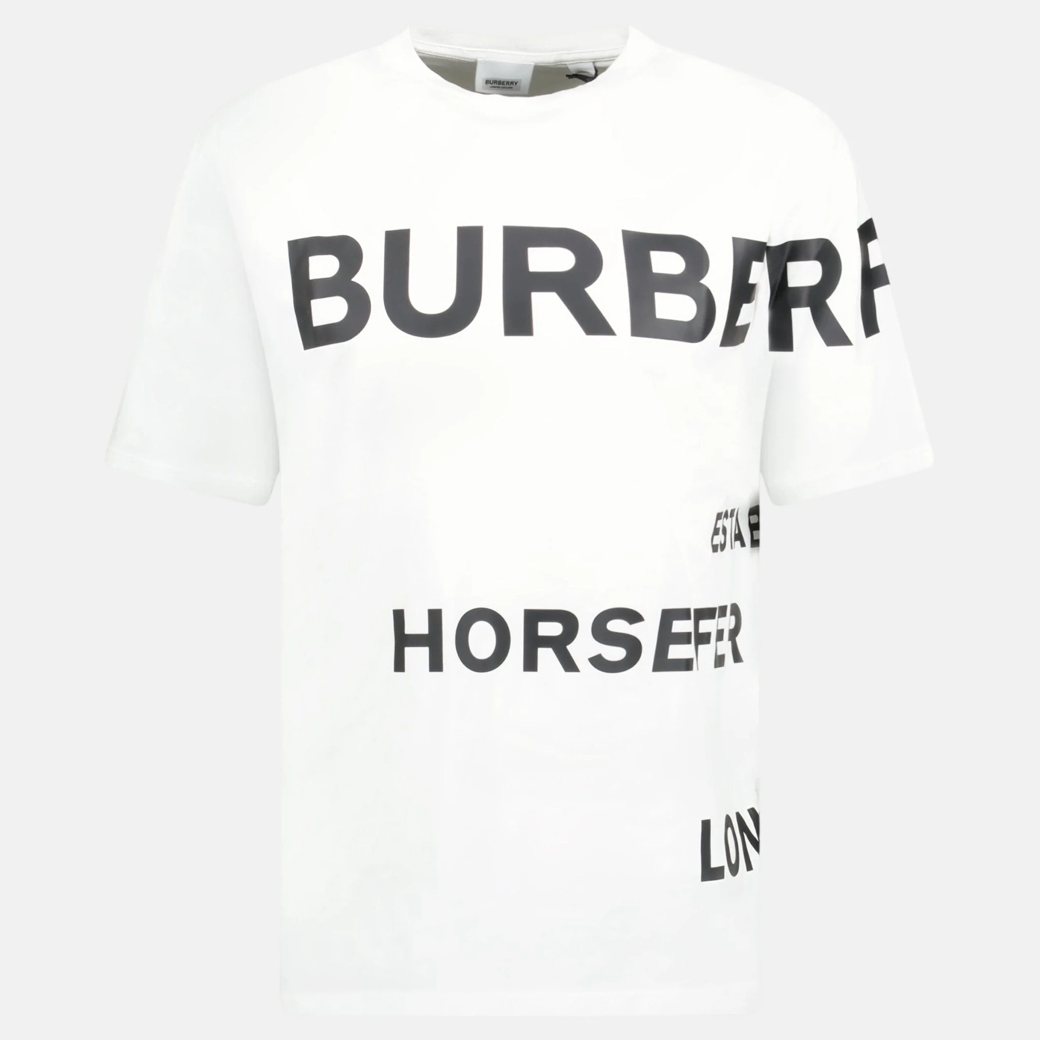 Burberry Horseferry Cotton T-Shirt White