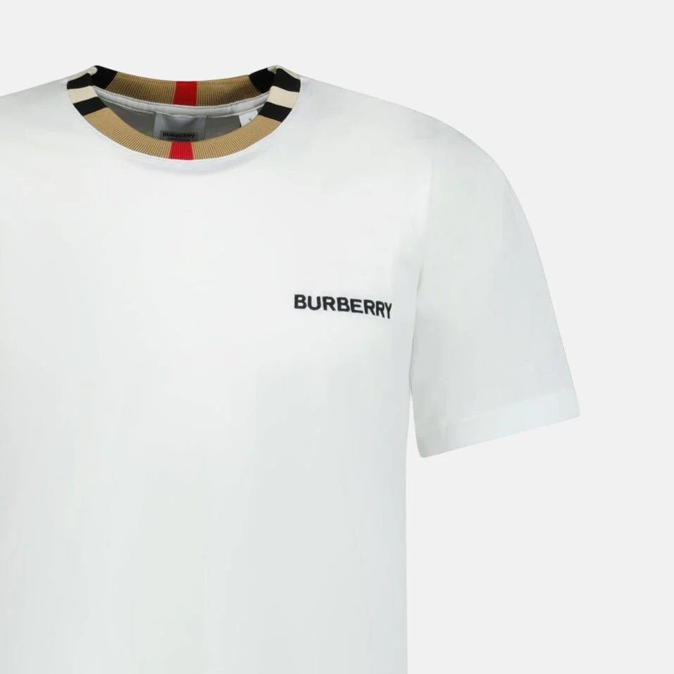 Burberry 'Jayson' Check T-Shirt White - Image 2