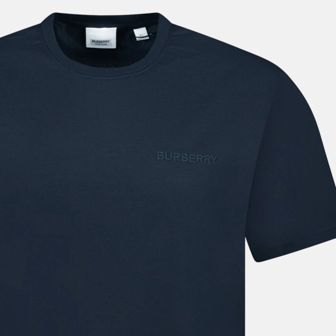 Burberry 'Jenson' Crew Neck Logo T-Shirt Navy - Image 2