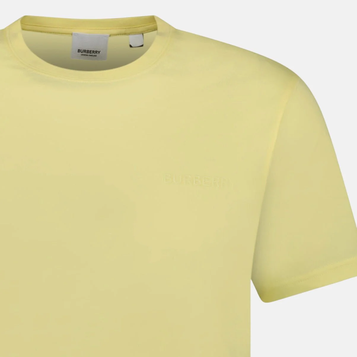 Burberry 'Jenson' Crew Neck Logo T-Shirt Yellow - Image 2