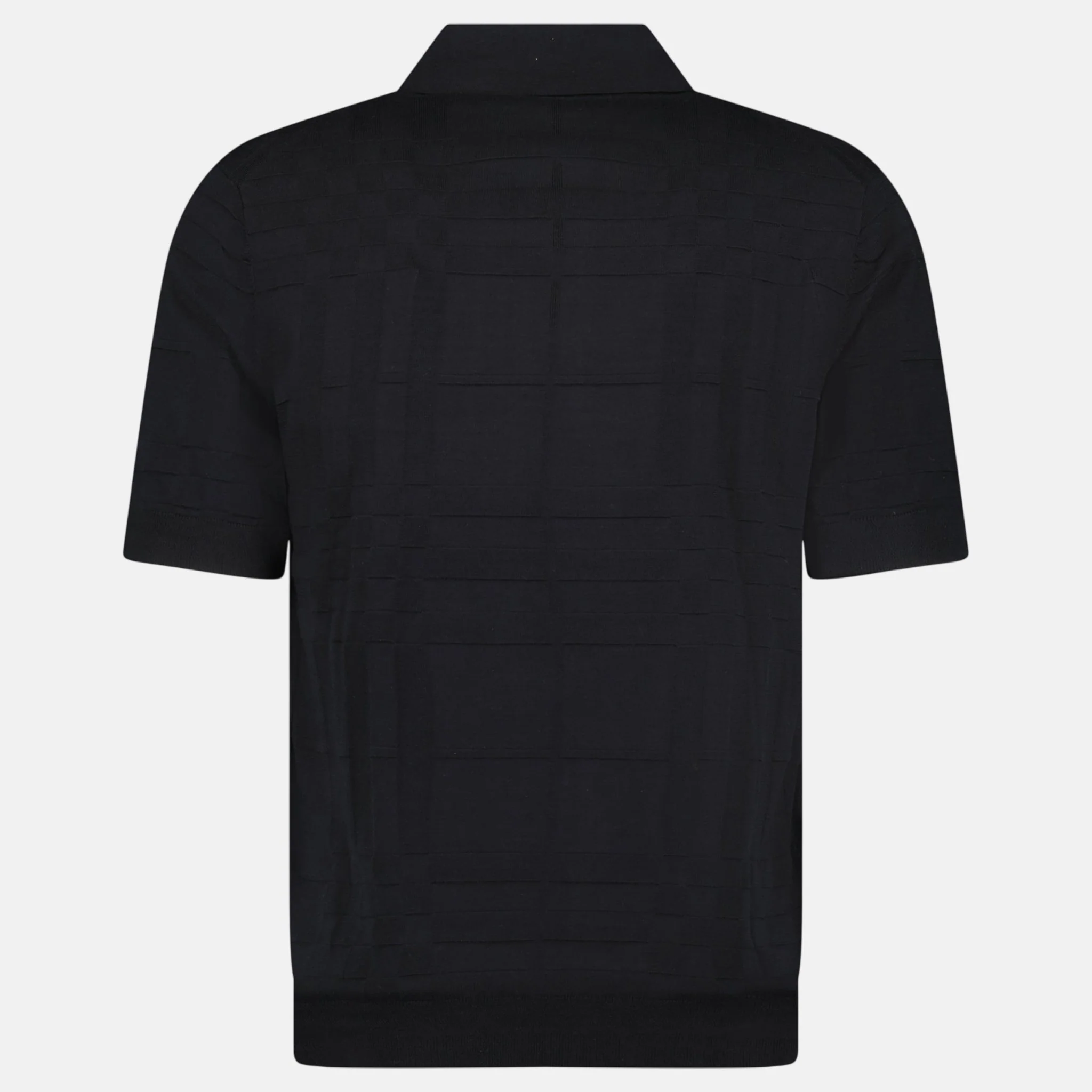 Burberry 'Kieran' Knit Polo Shirt Black - Image 2