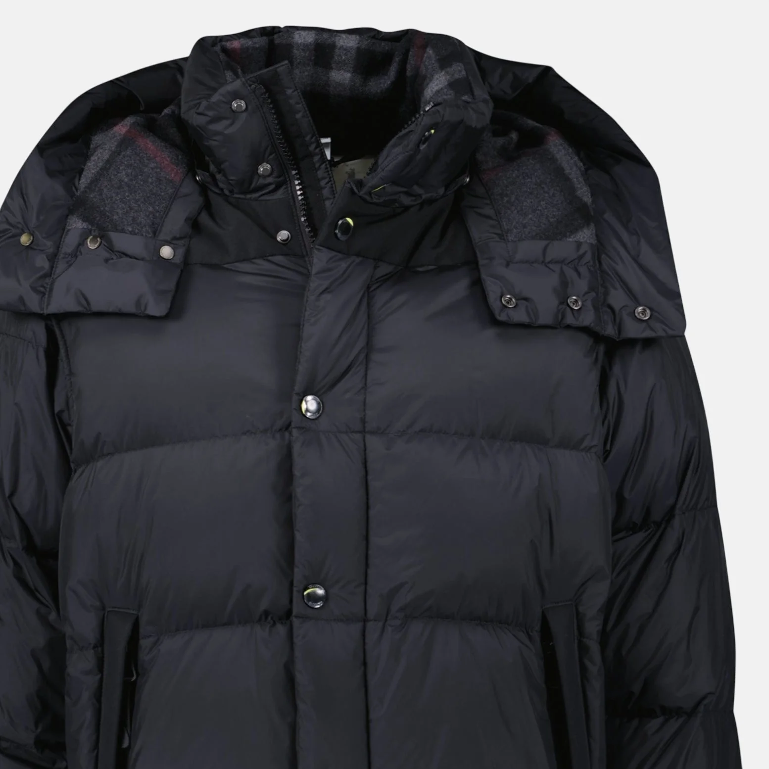 Burberry 'Leeds' Detachable Sleeve Hooded Down Jacket Black - Image 6