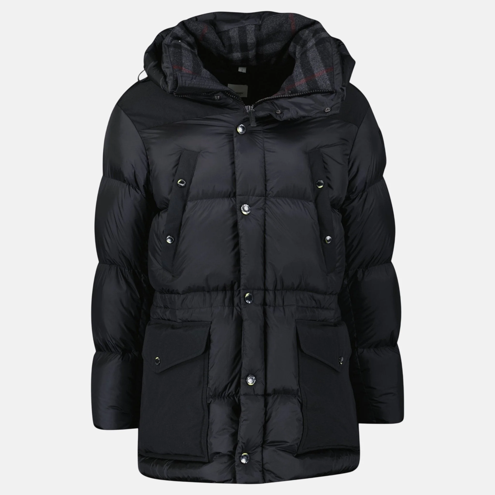 Burberry 'Lindford' Puffer Coat Black