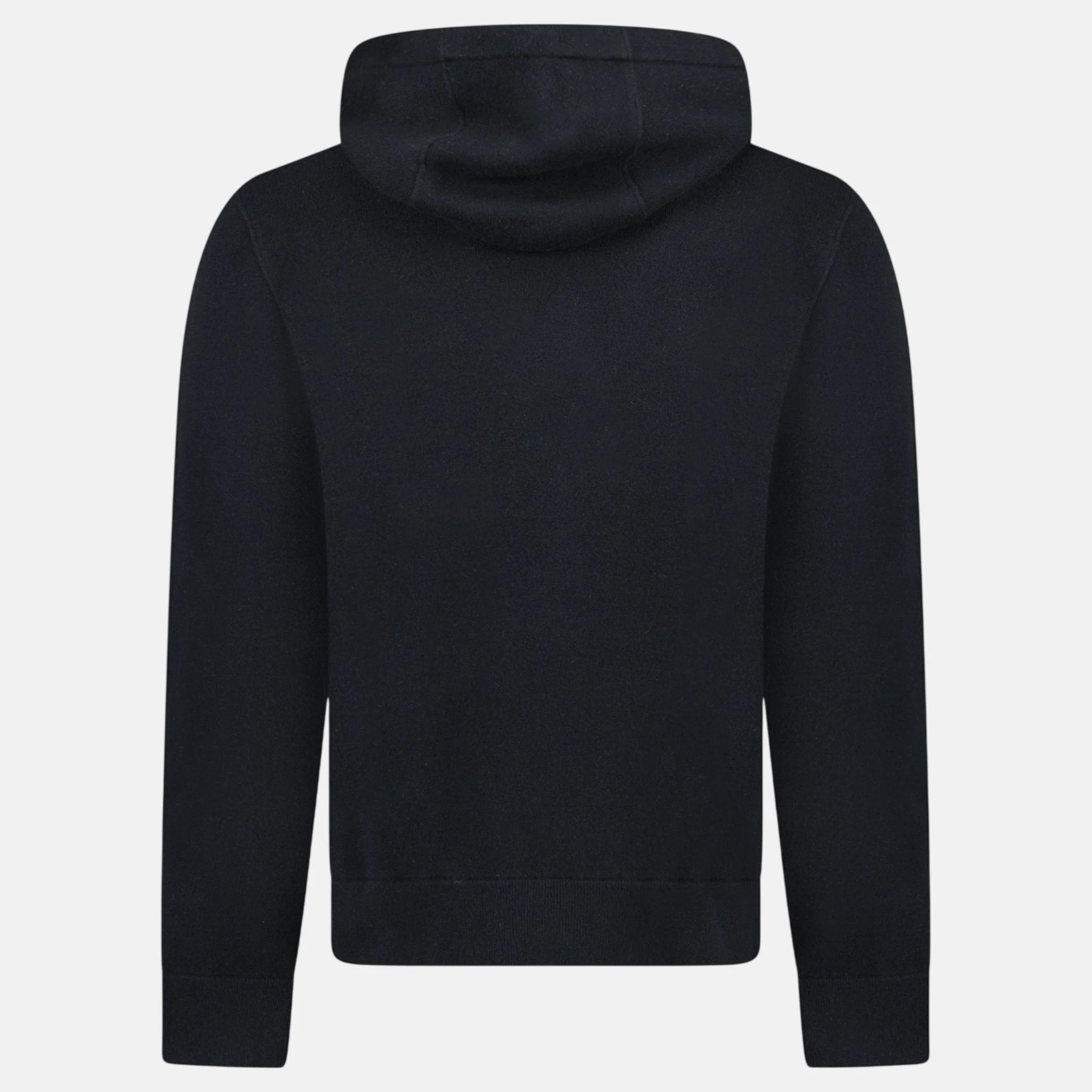 Burberry 'Lindley' Knitted Cashmere Zip Hoodie Black - Image 2