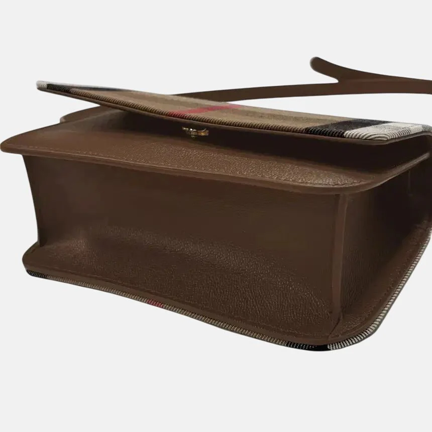Burberry Womens 'Madison' Leather Shoulder Bag Earth Brown - Image 3