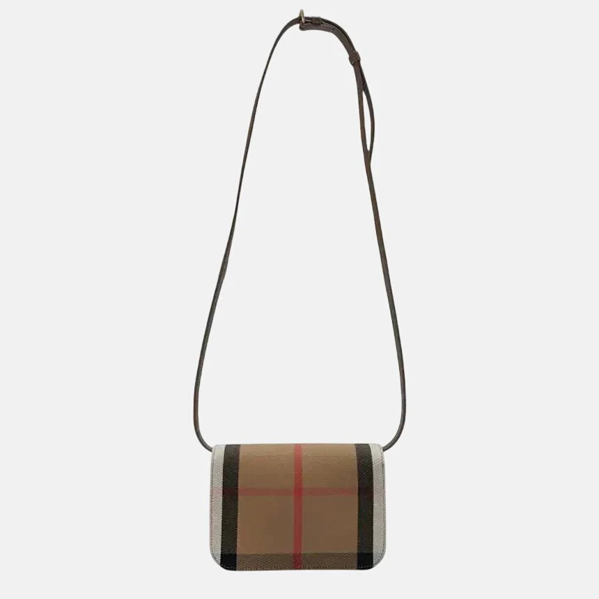 Burberry Womens 'Madison' Leather Shoulder Bag Earth Brown - Image 5