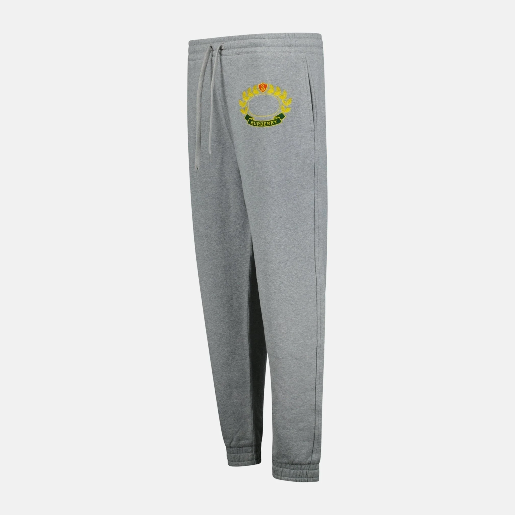 Burberry 'Oxted' Logo Cuffed Sweat Pants Grey - Image 2
