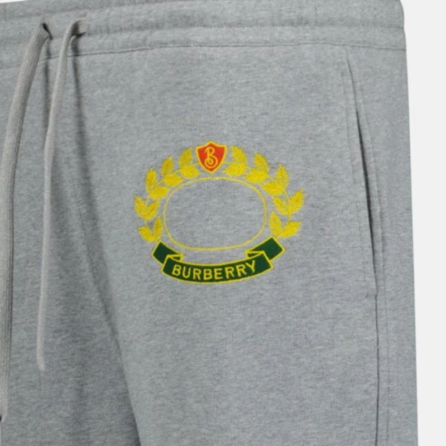 Burberry 'Oxted' Logo Cuffed Sweat Pants Grey - Image 3