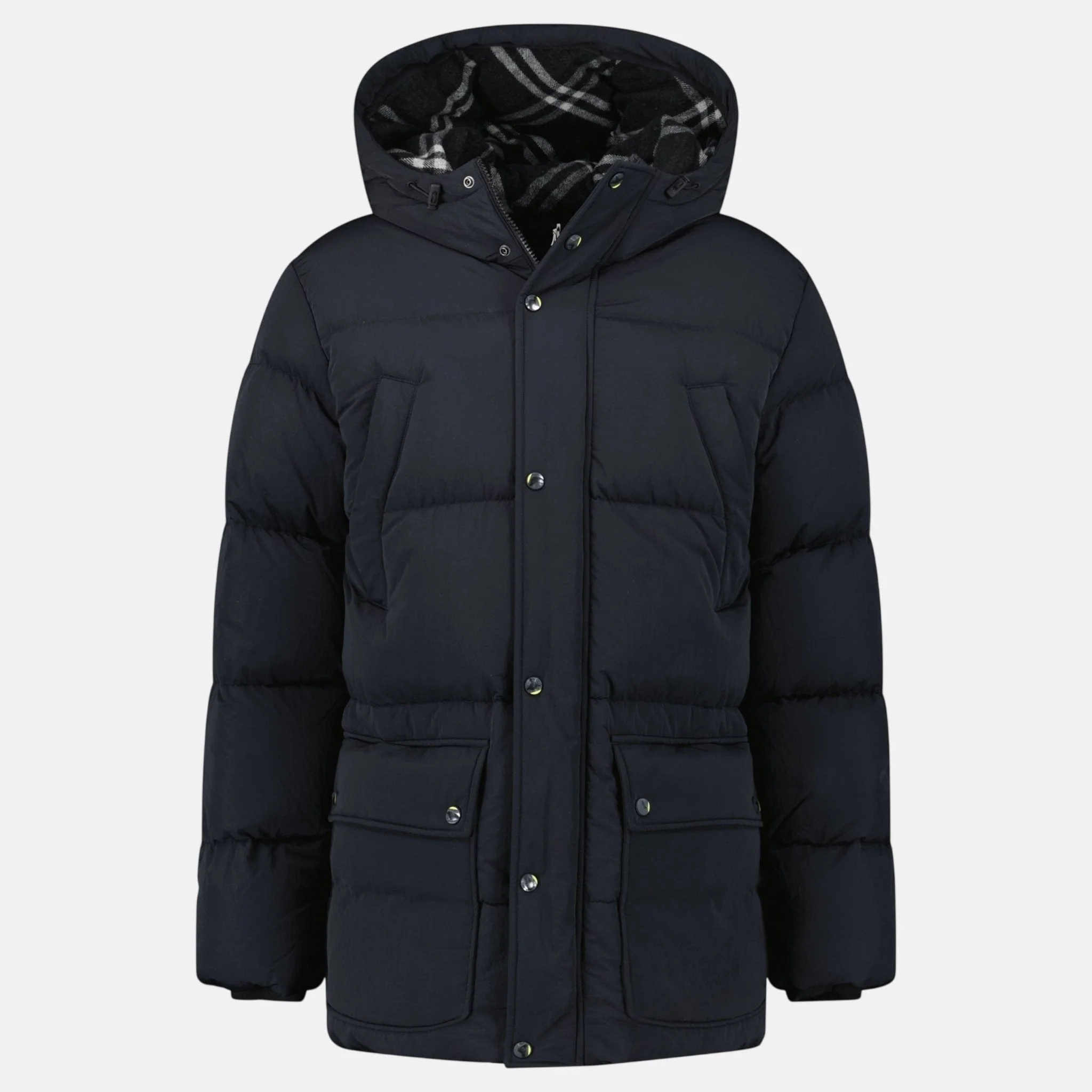 Burberry Technical Nylon Puffer Coat Black