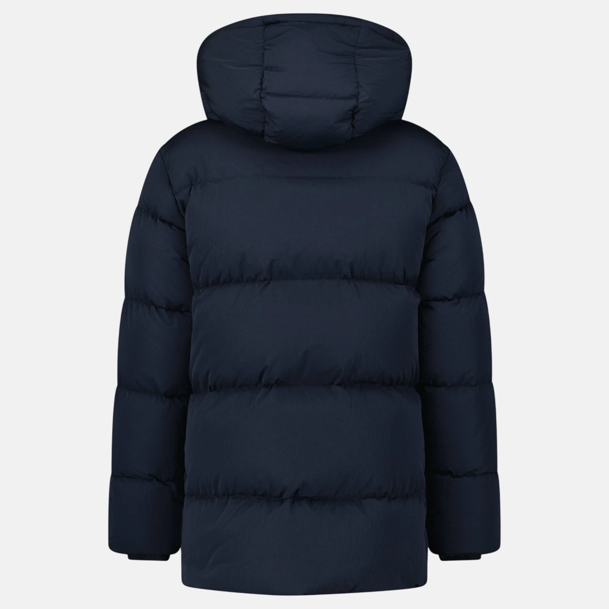 Burberry Technical Nylon Puffer Coat Navy - Image 2