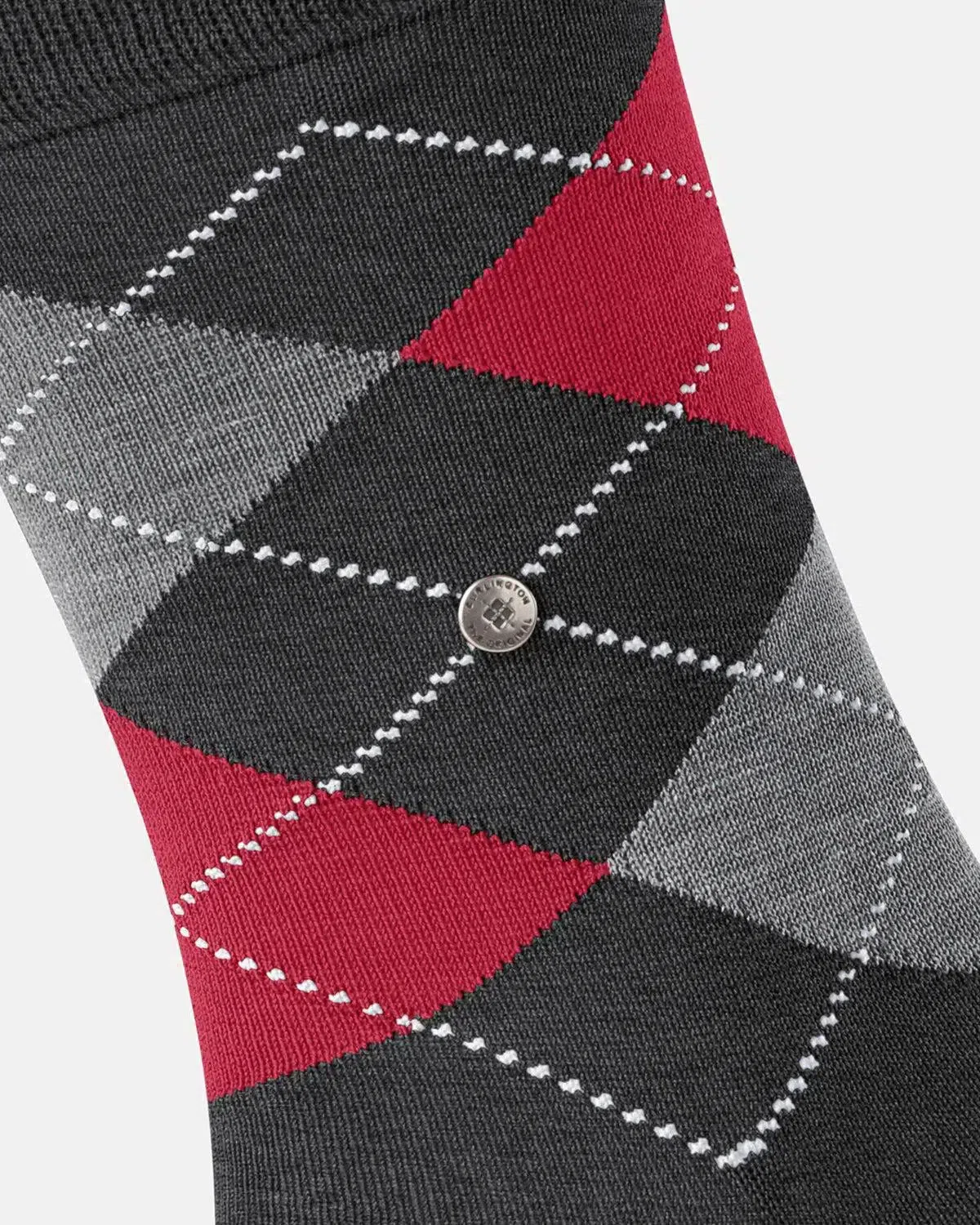 BURLINGTON MENS MANCHESTER SOCKS ANTHRACITE MELANGE - Image 4