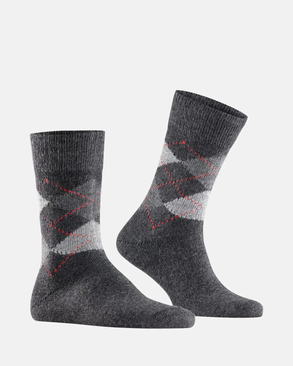 BURLINGTON MENS PRESTON SOCKS ANTHRACITE MARL - Image 3