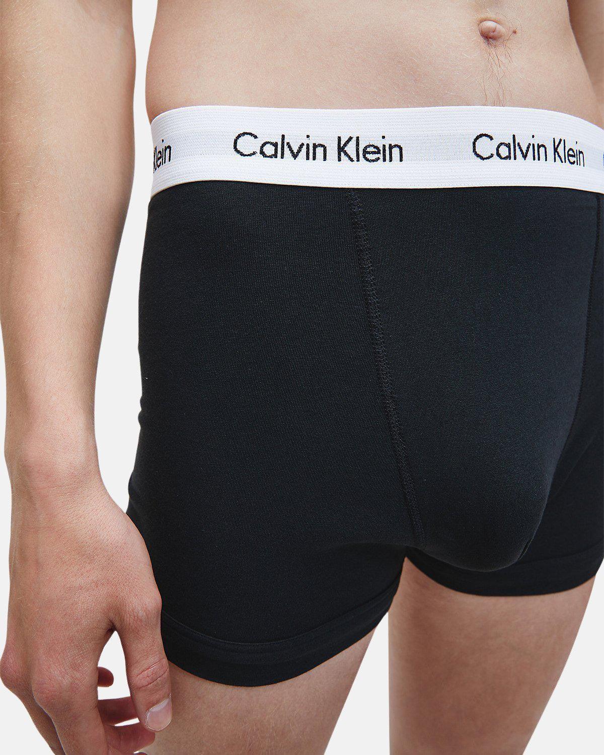 CALVIN KLEIN 3-PACK TRUNKS BLACK WHITE - Image 3