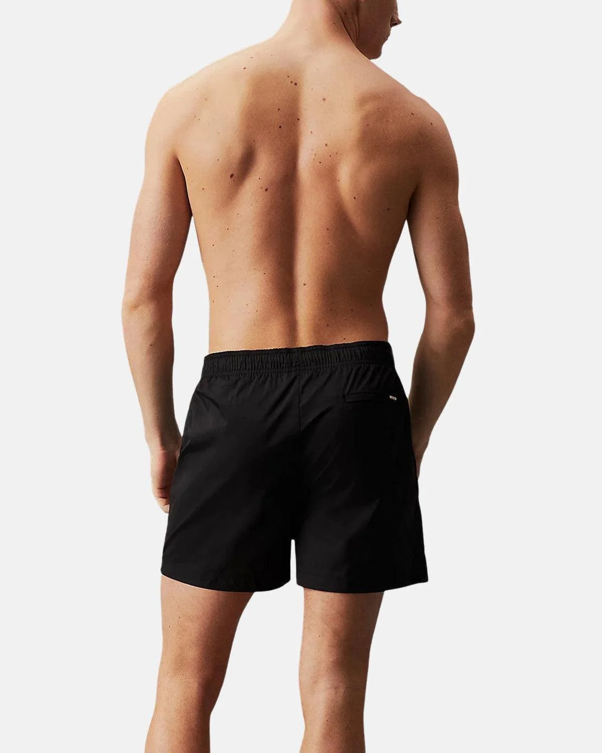 CALVIN KLEIN MEDIUM DRAWSTRING SWIM SHORTS BLACK - Image 4