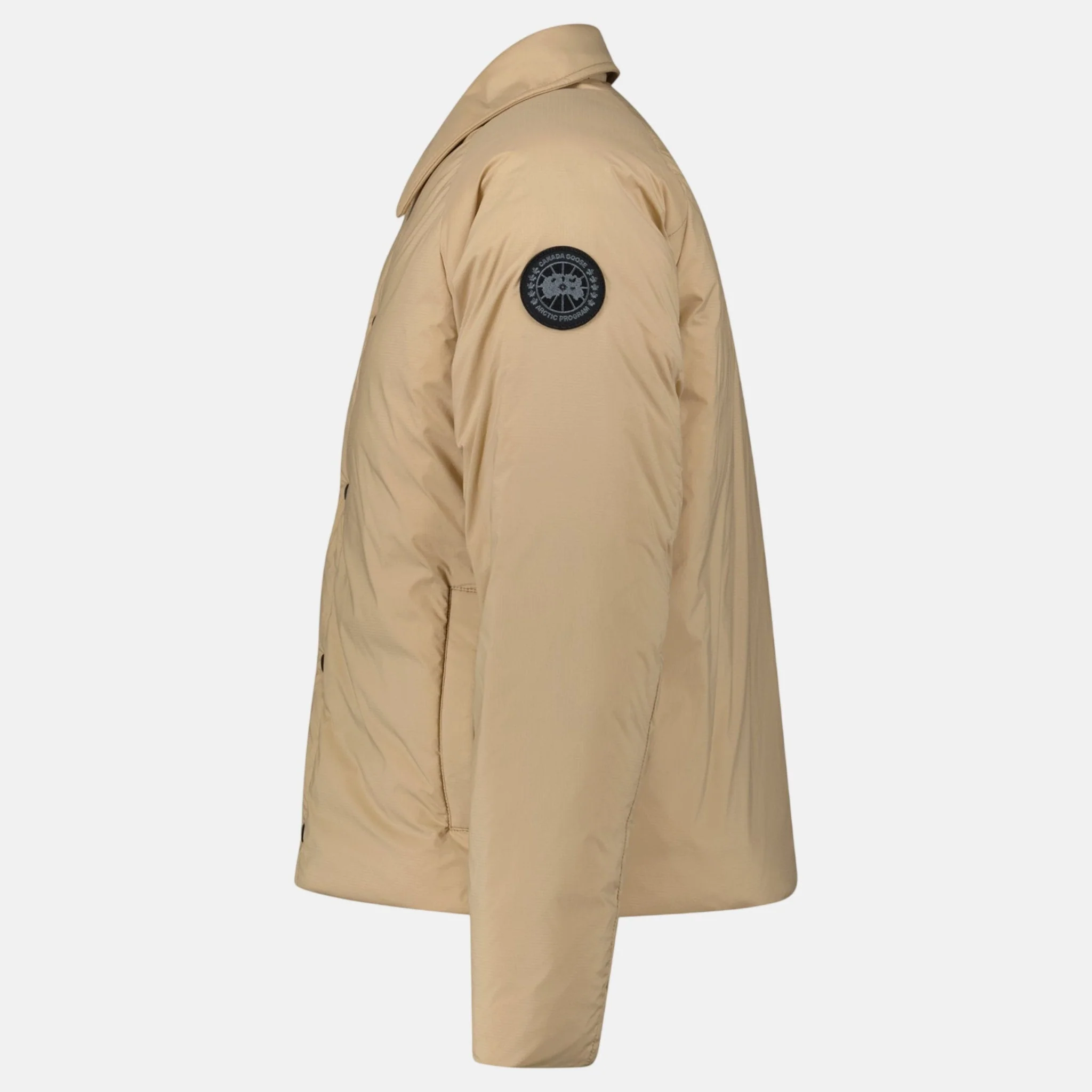 Canada Goose Nylon Lodge Coach Jacket Desert Sand - Image 3