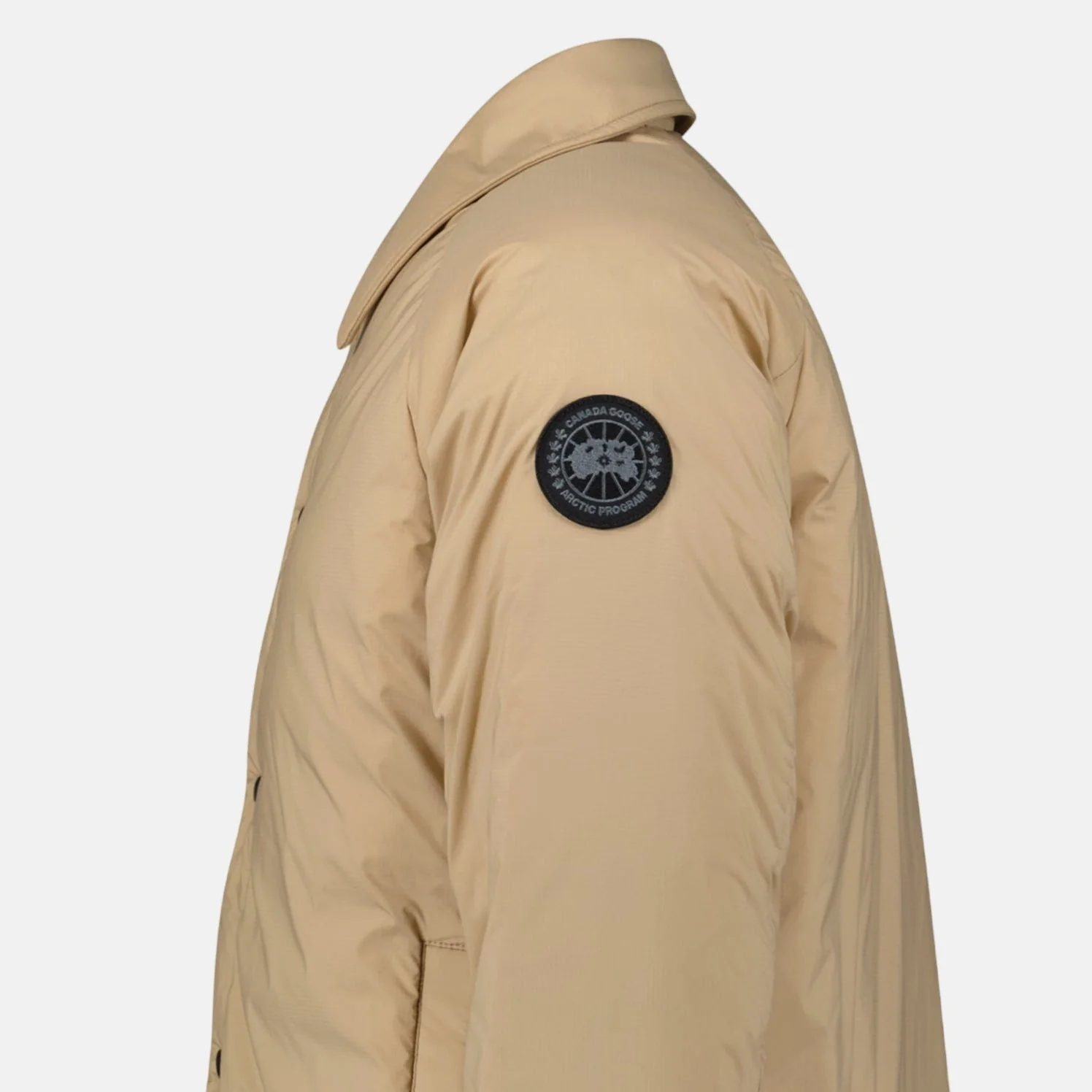 Canada Goose Nylon Lodge Coach Jacket Desert Sand - Image 4