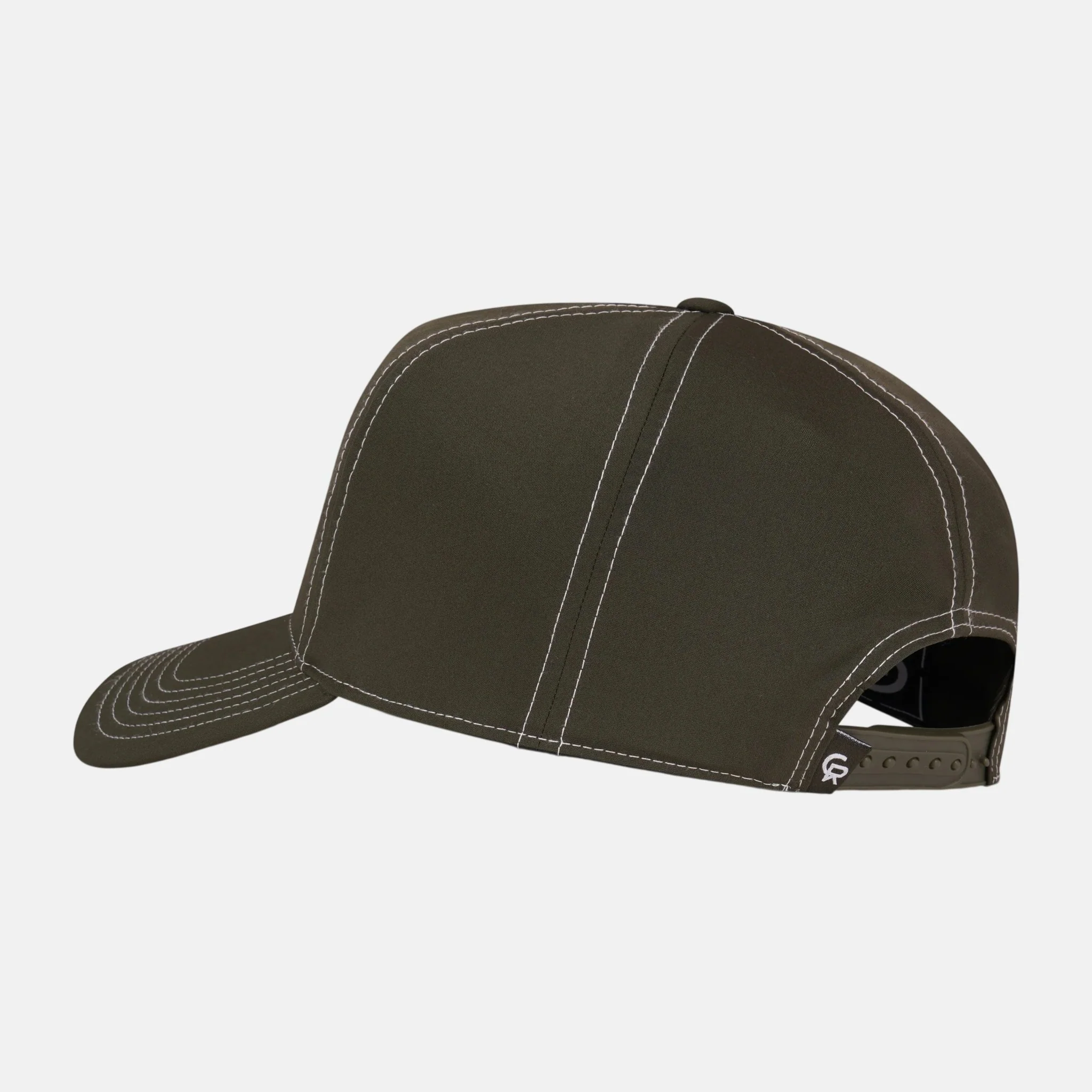 Christian Rose Nylon Trucker Olive White - Image 3