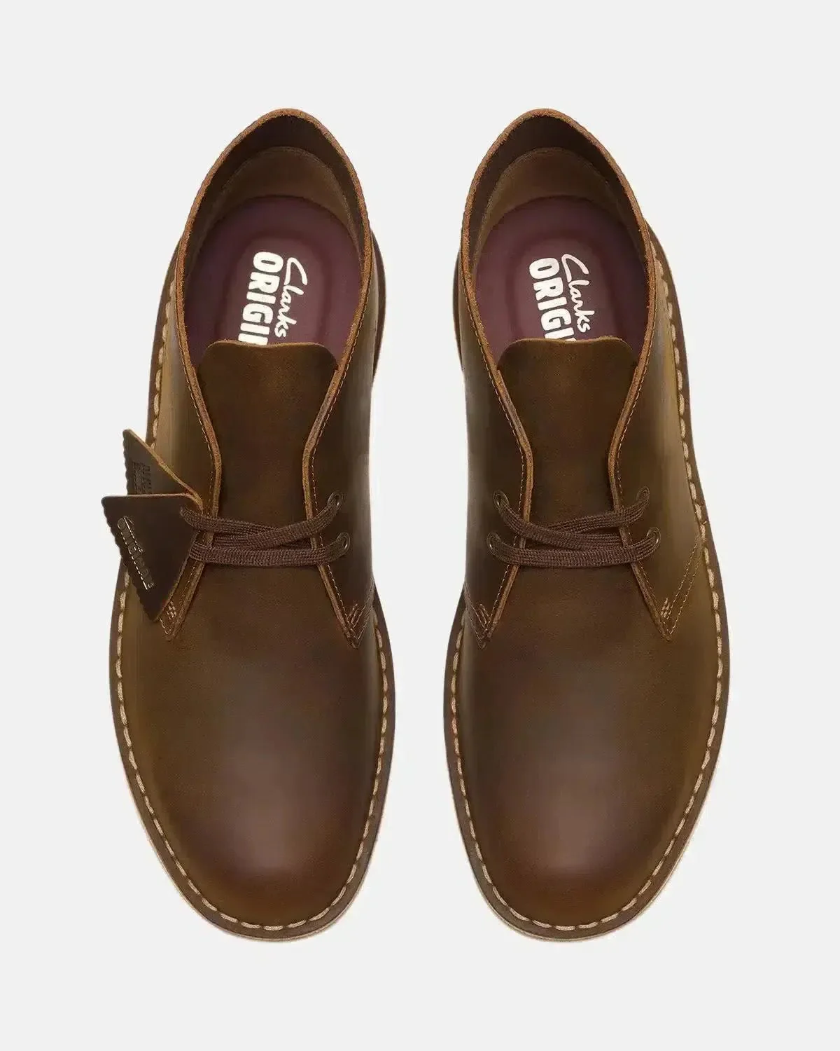 CLARKS ORIGINALS MENS DESERT BOOTS BEESWAX - Image 6
